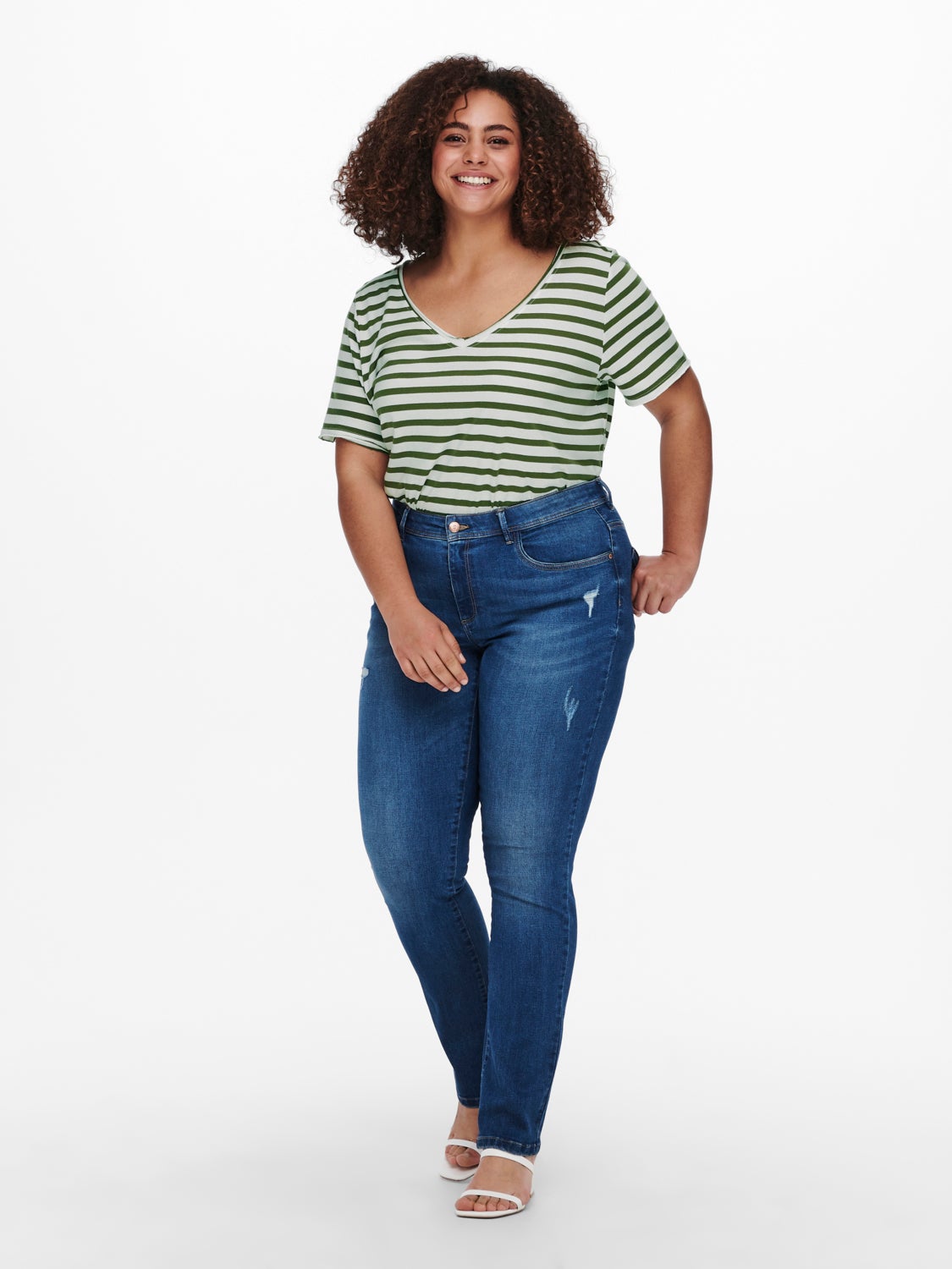 Skinny Fit Mid waist Jeans