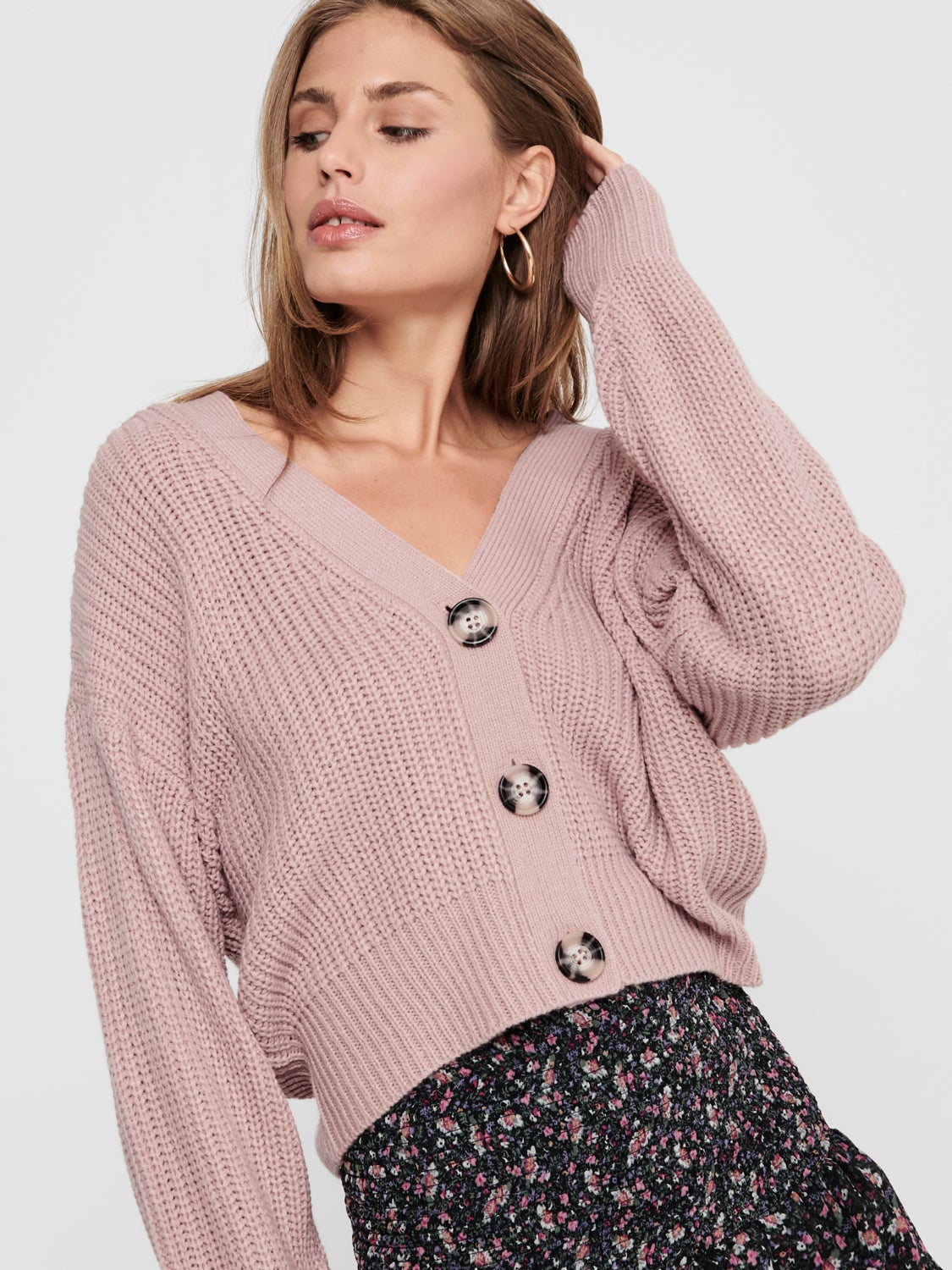Short Knitted Cardigan