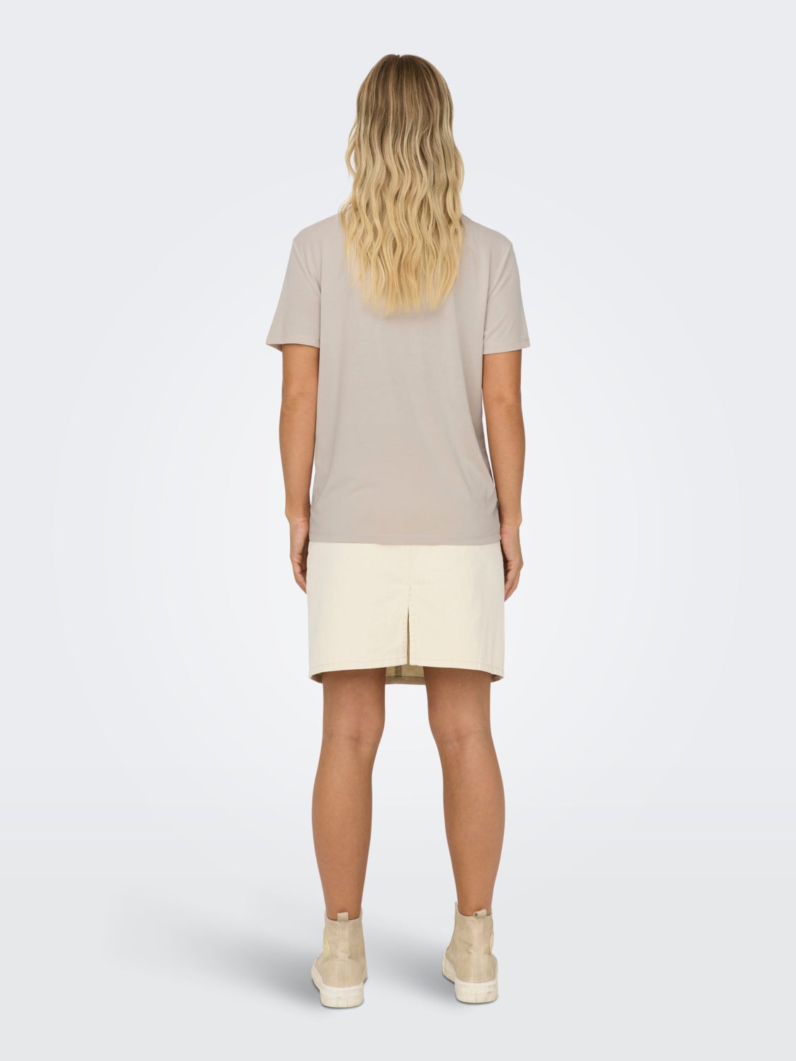 O-NECK TOP WITH PRINT