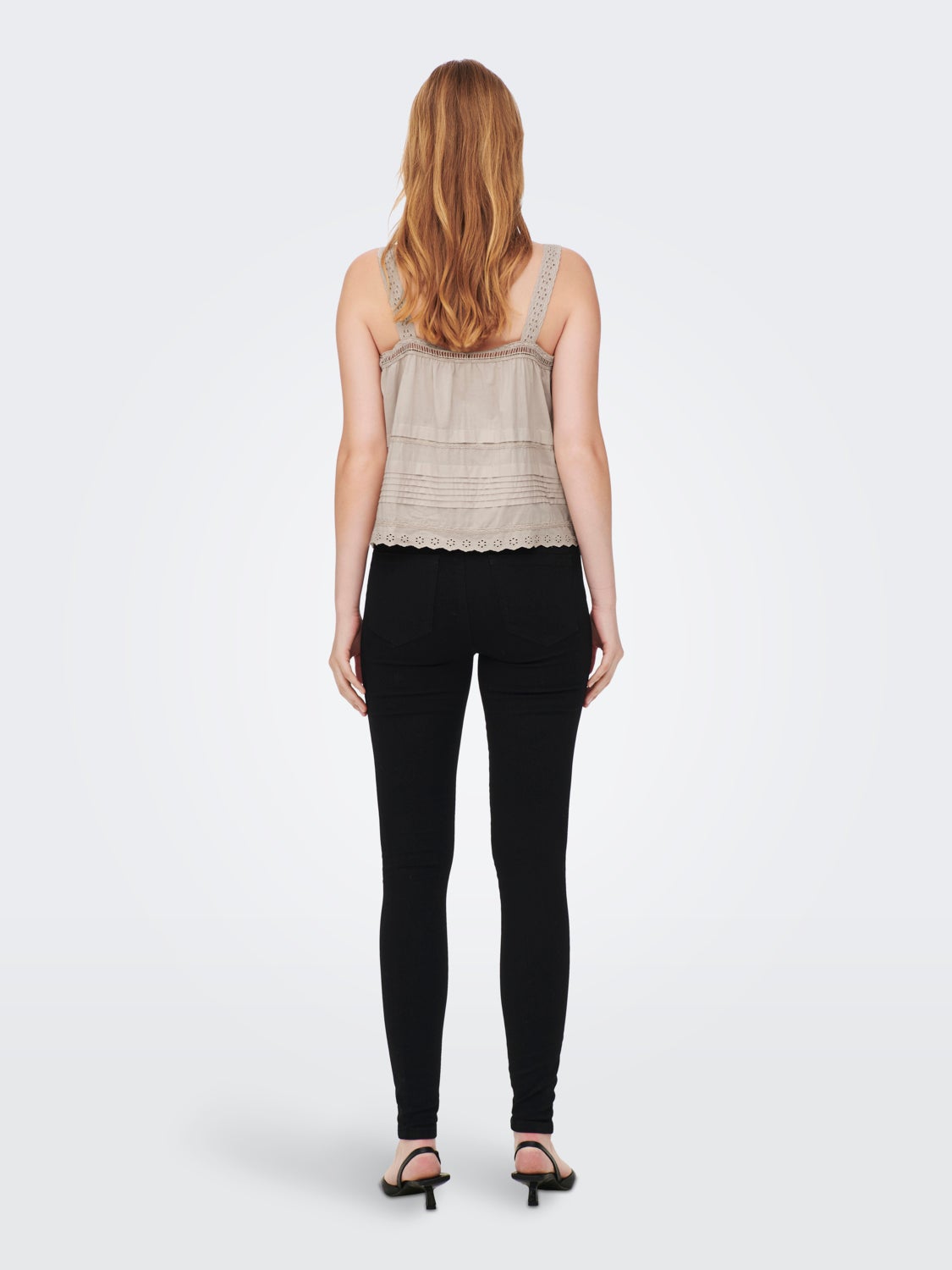 Broderie anglaise Sleeveless Top