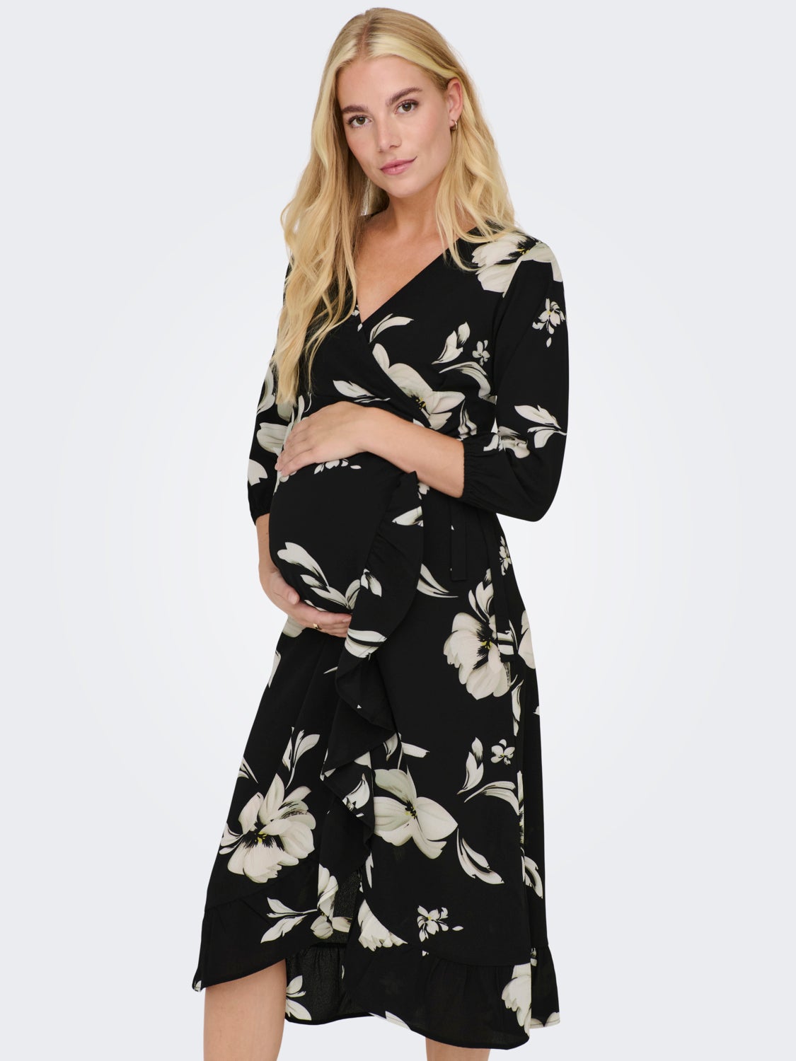 Mama wrap Midi dress