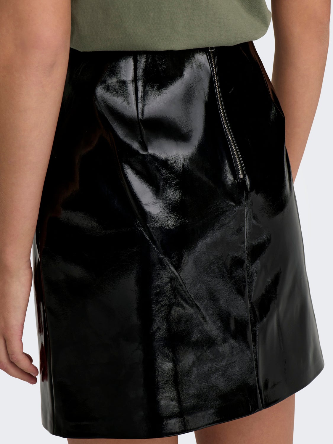 Faux leather Mini skirt