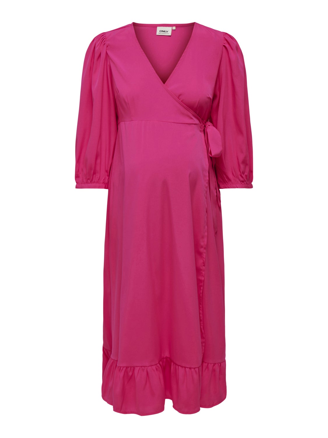 Mama midi wrap dress