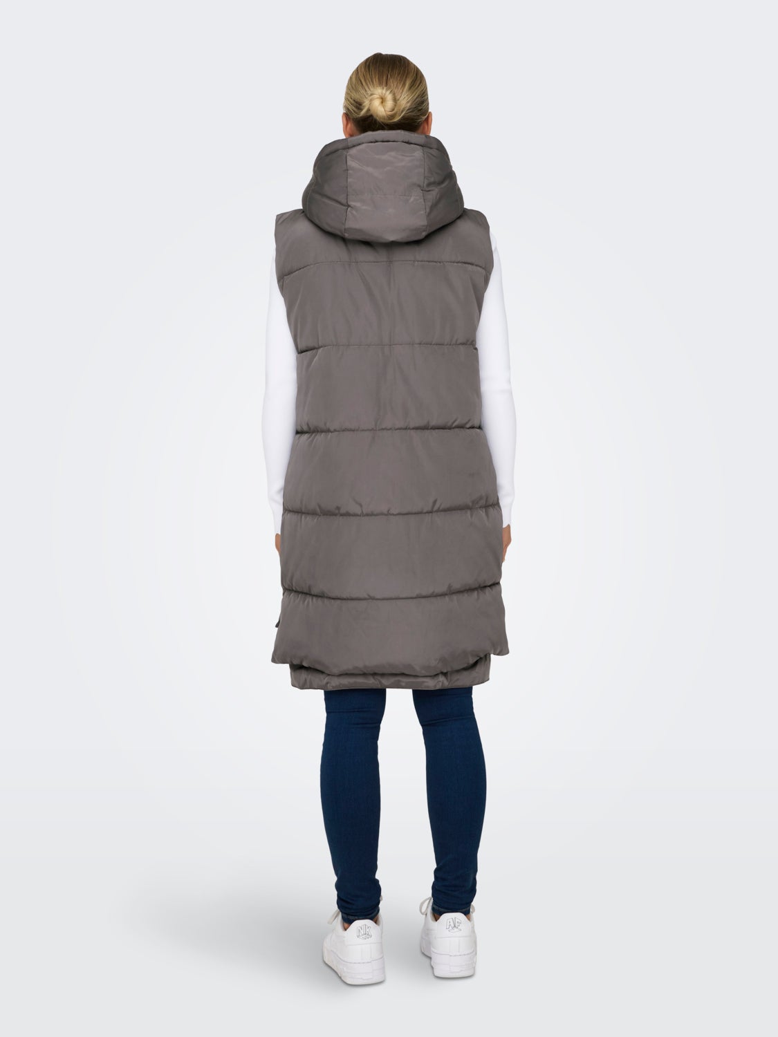 Hooded puffer vest