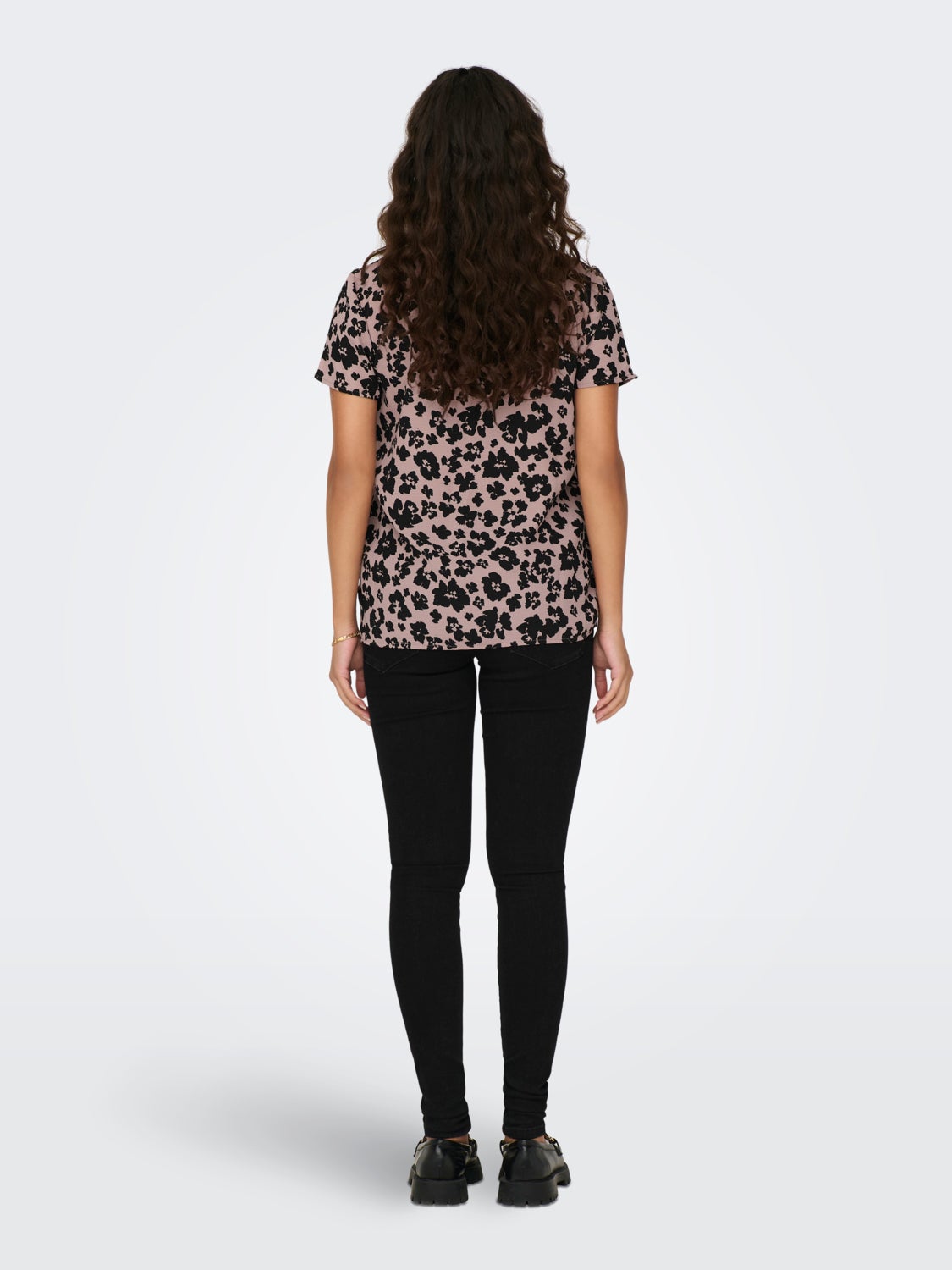 O-neck top with print