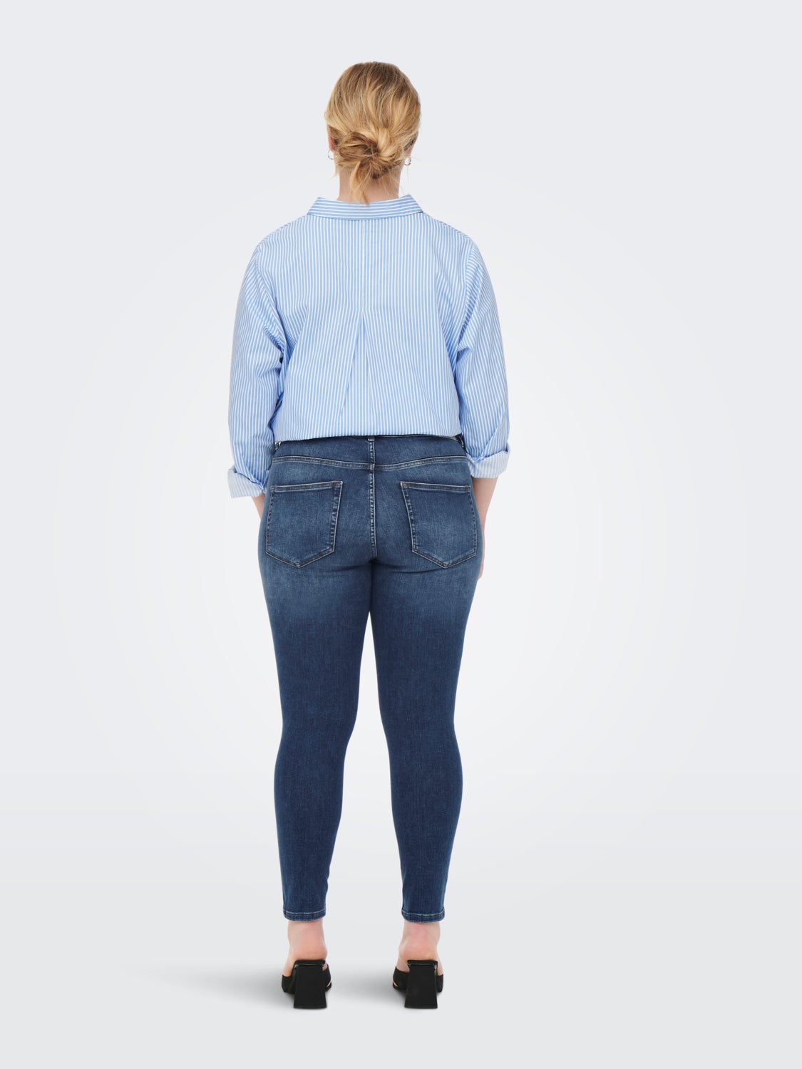 Curvy CARBobbi life reg dest ank Skinny fit jeans