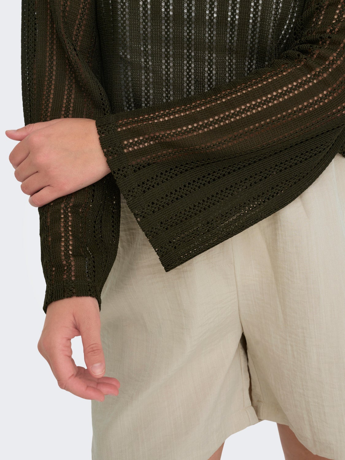 Curvy see through top