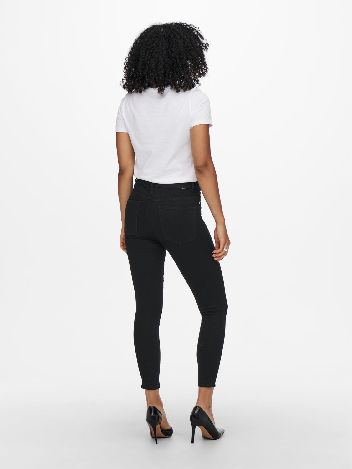 ONLOPTION LIFE SUPER ANK high waisted skinny jeans