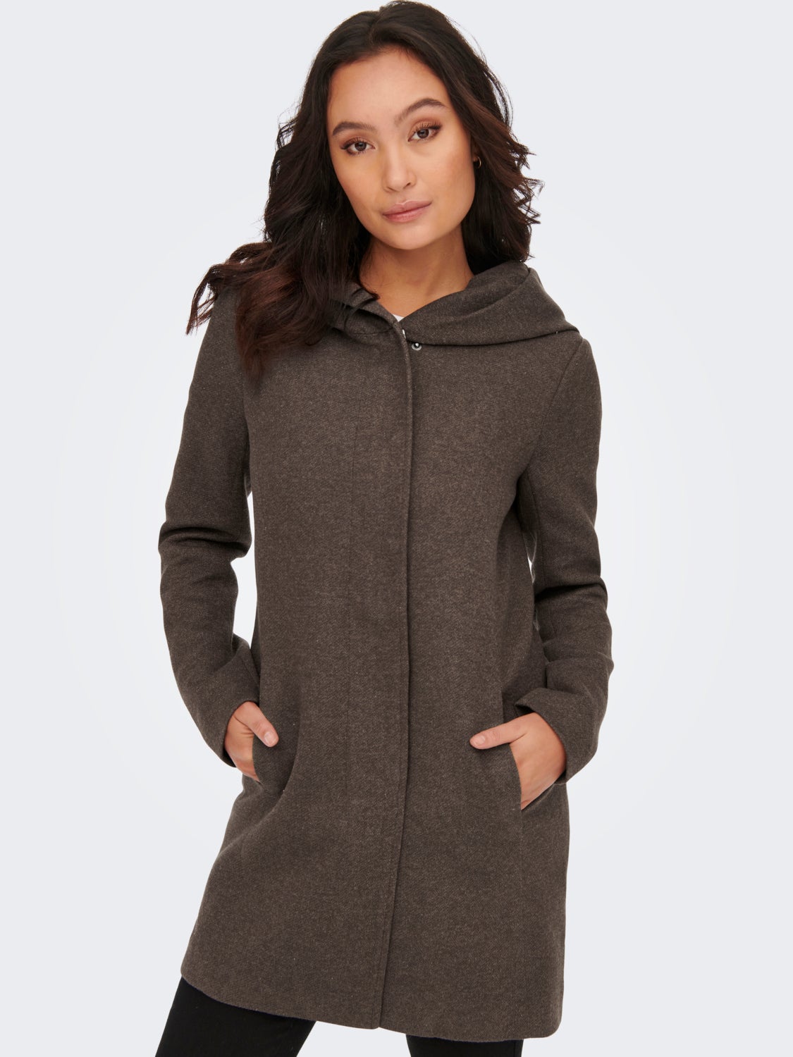 Coat with hood