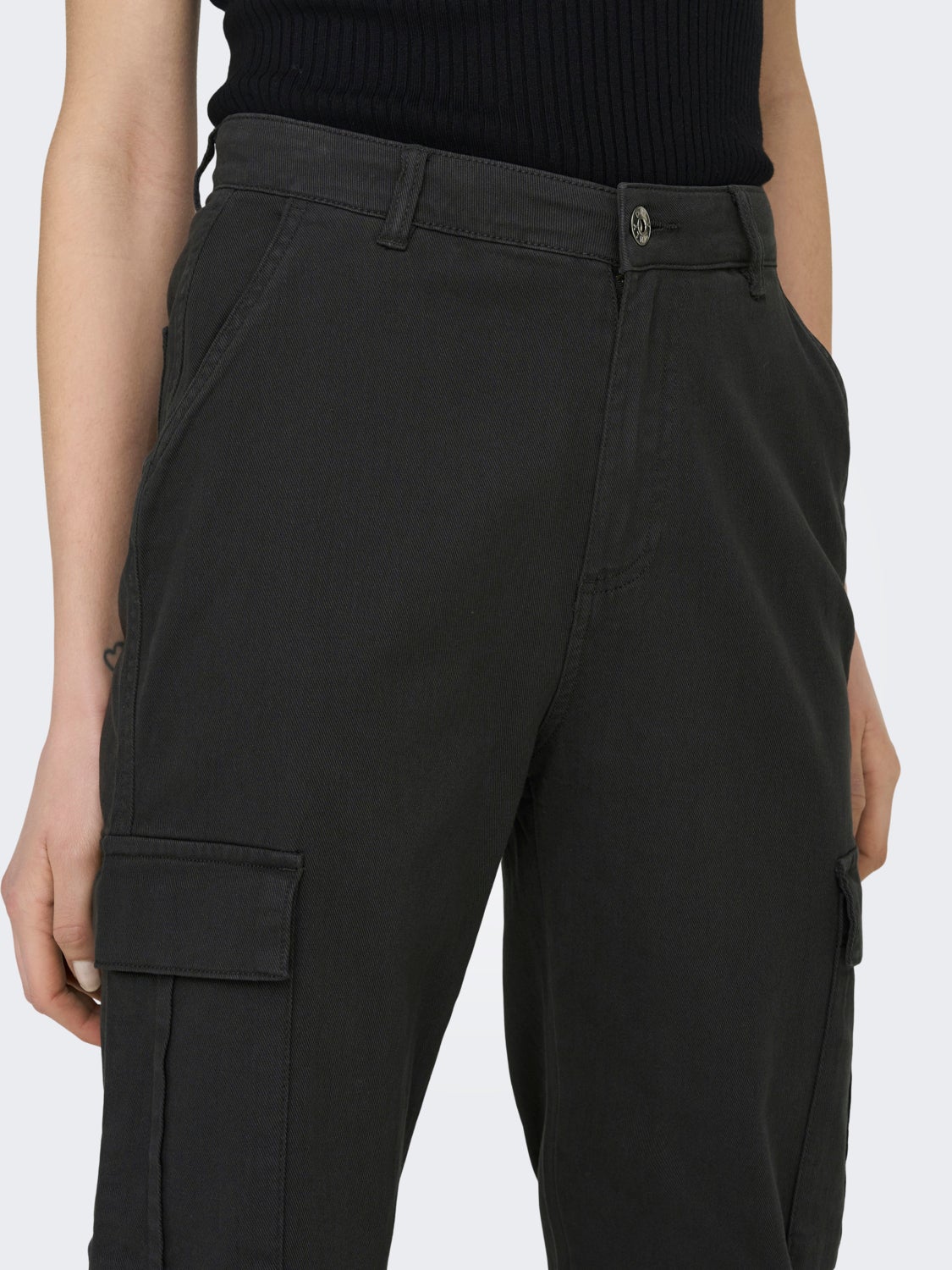 Straight Fit Cargo Trousers
