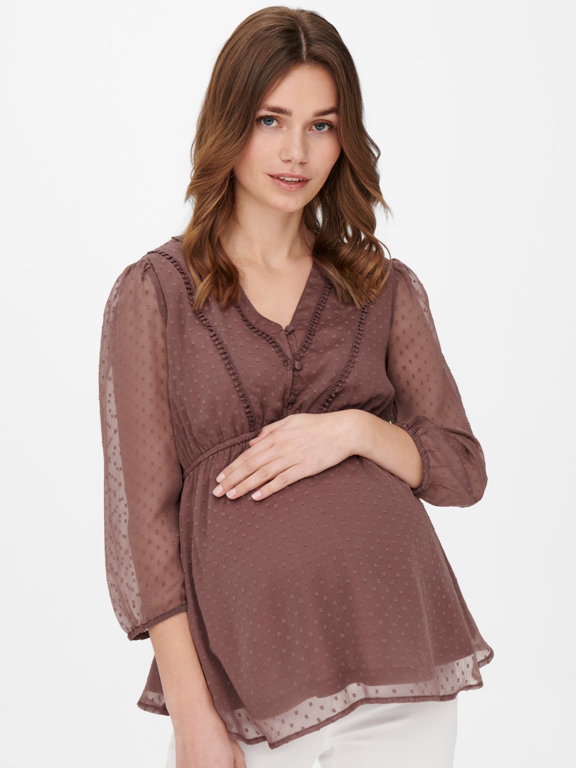 Mama 3/4 sleeved 3/4 sleeved top