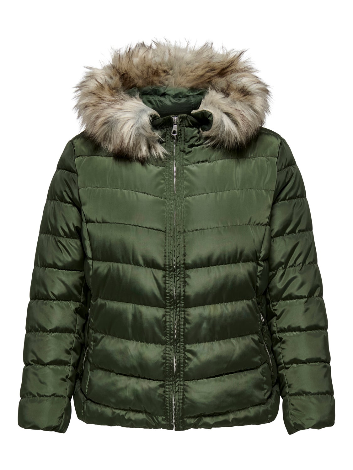 Curvy quilted jacket