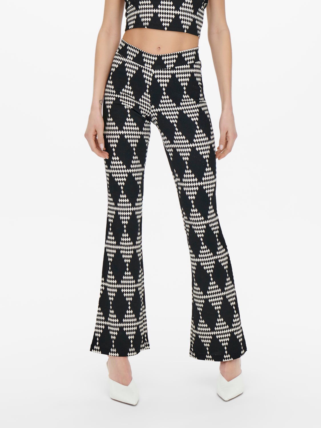 Harlequin patterned Trousers