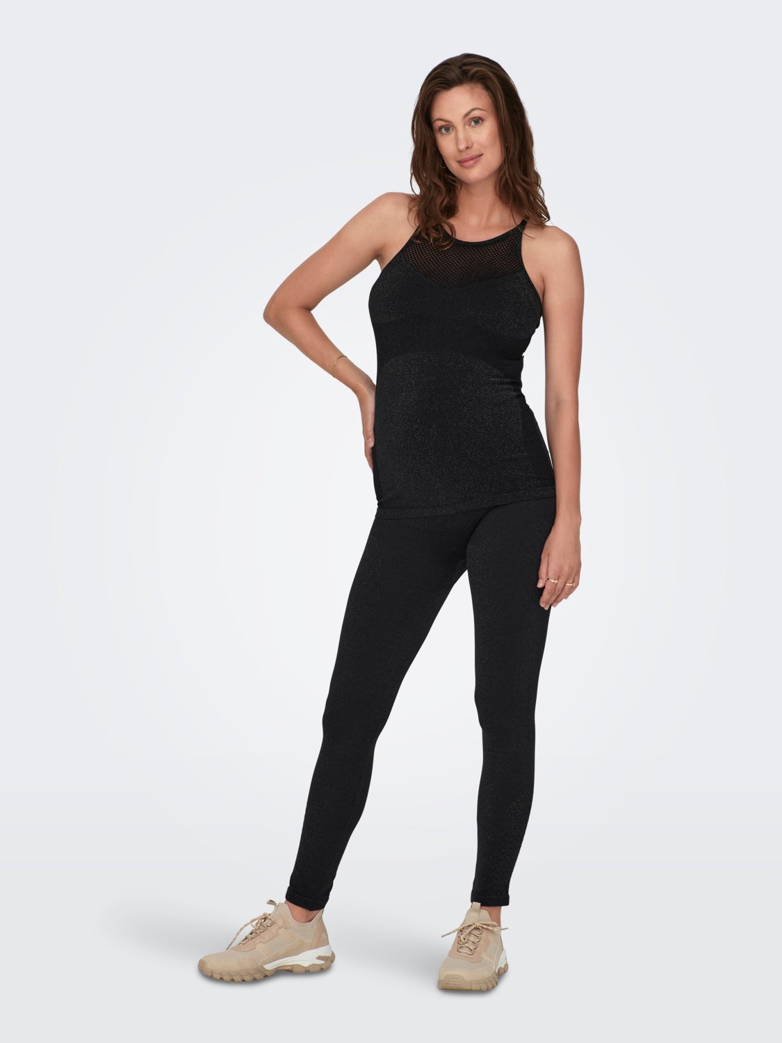 Mama glitter training tank top