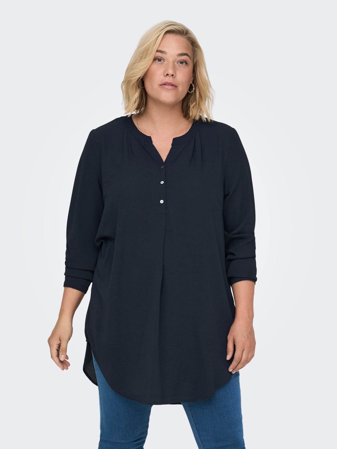 Curvy tunic shirt