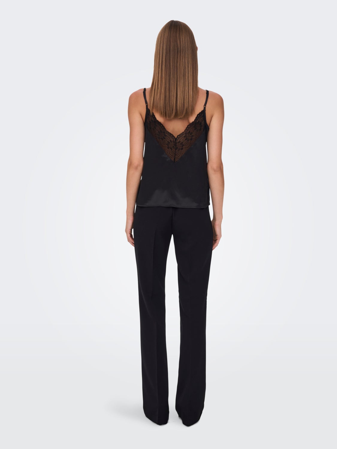 V-Neck Lace Sleeveless Top