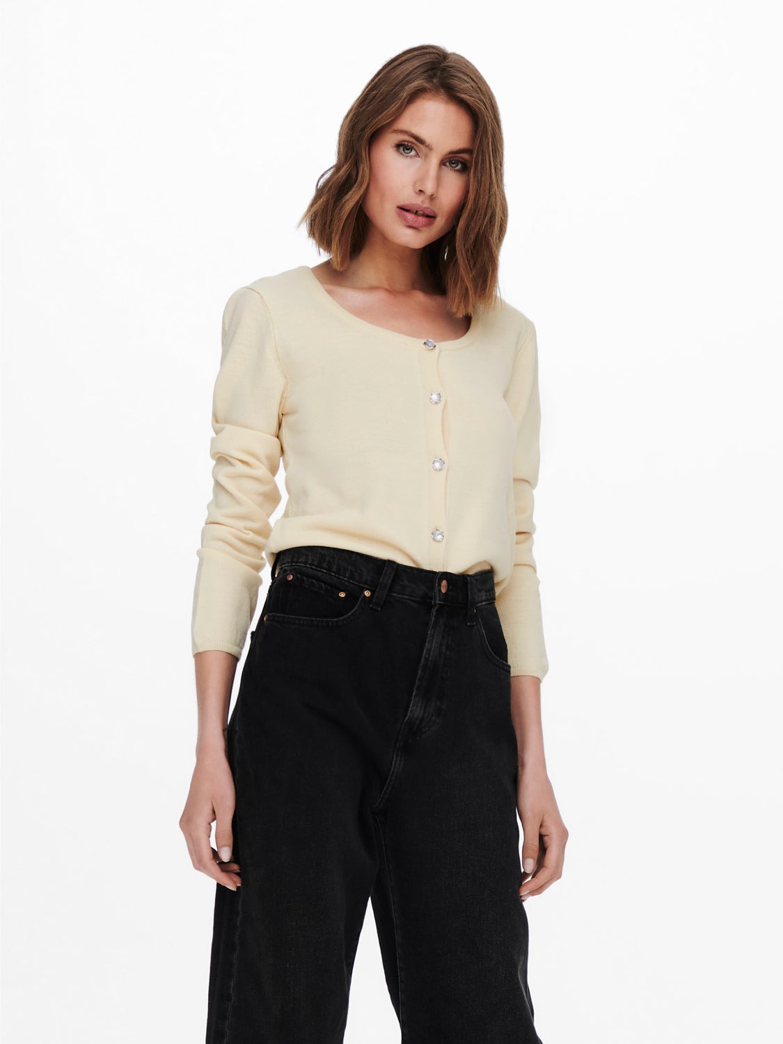 Square Knitted Cardigan