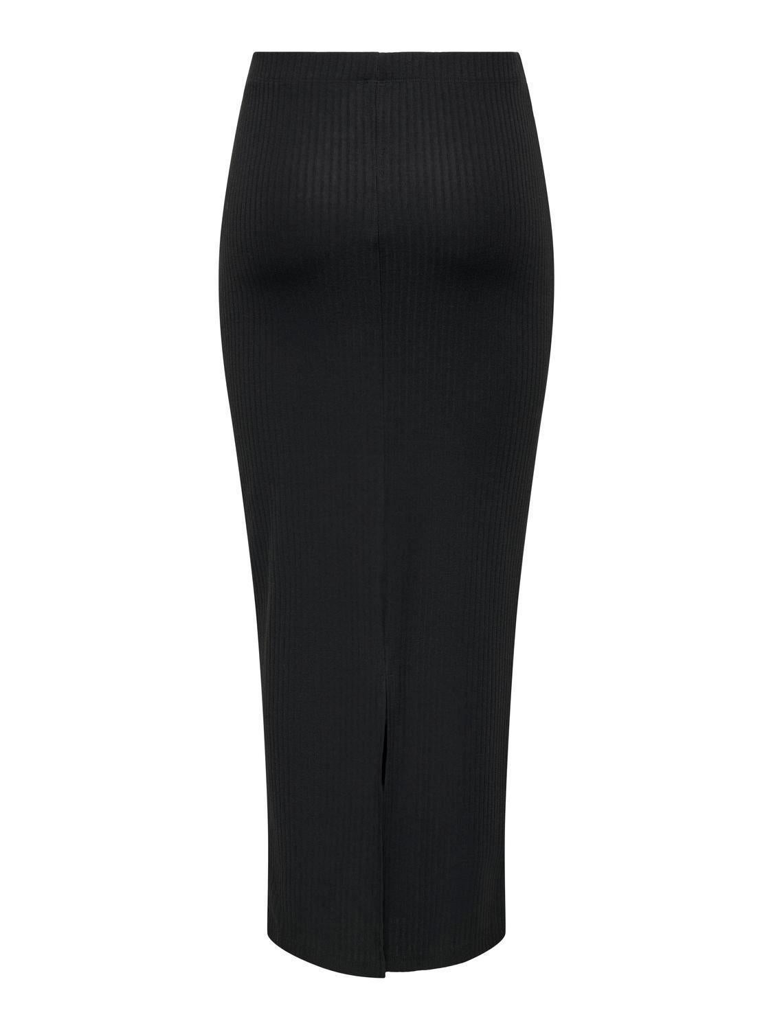 Midi skirt with slice