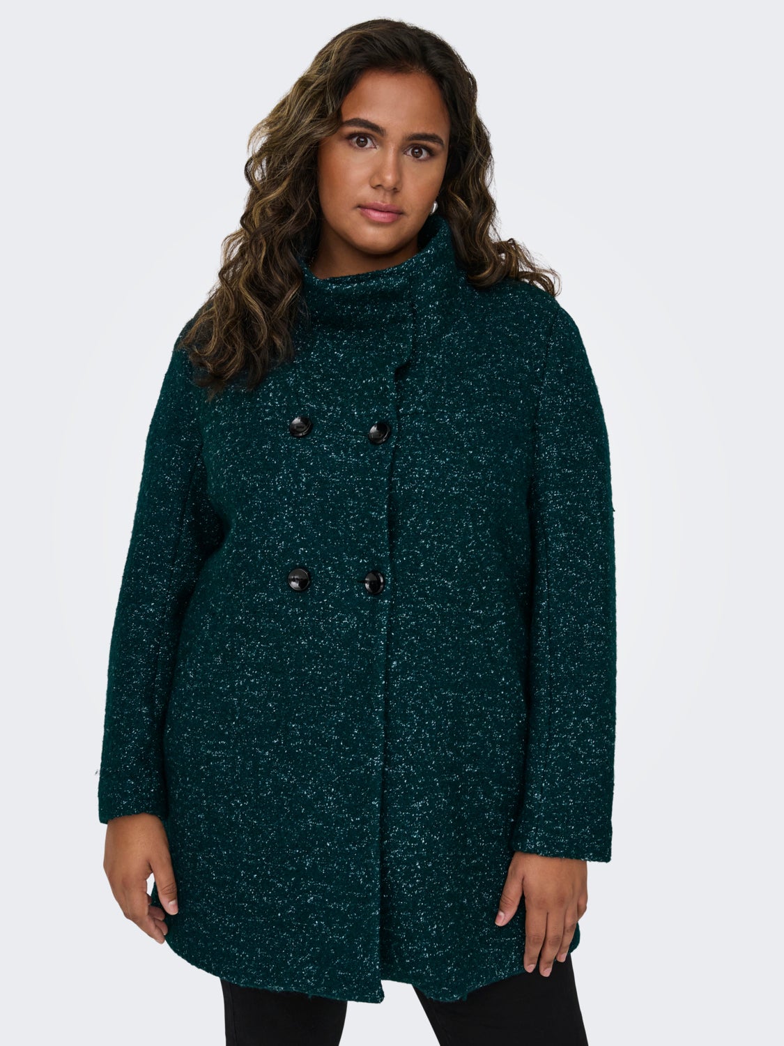 Curvy Wool Coat
