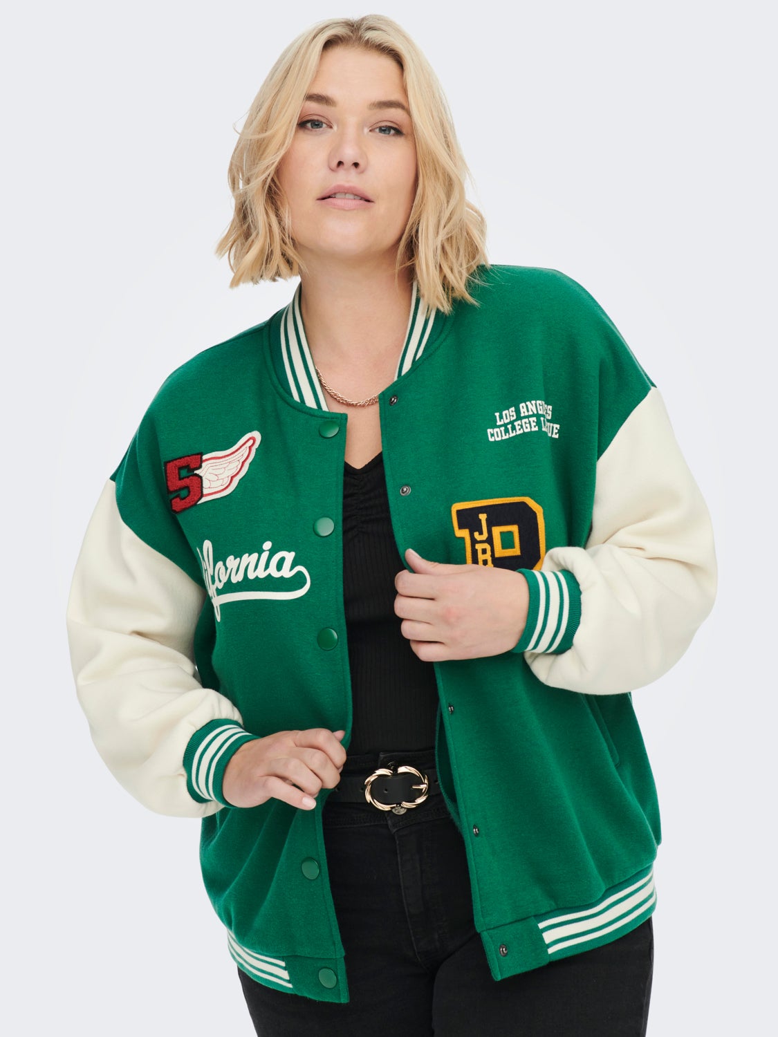 Curvy Bomber Jacket