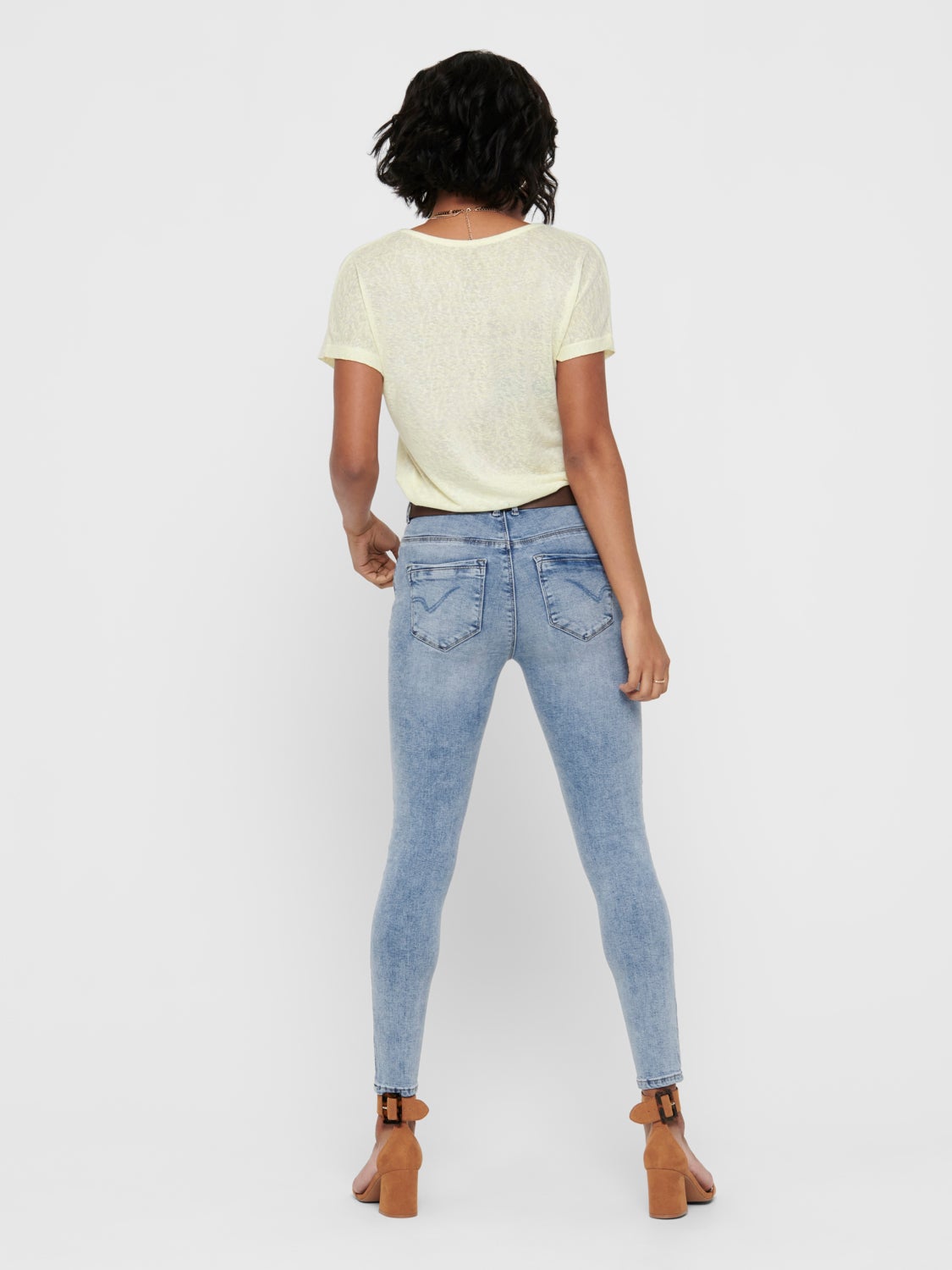 ONLPaola life hw ankle Skinny fit jeans