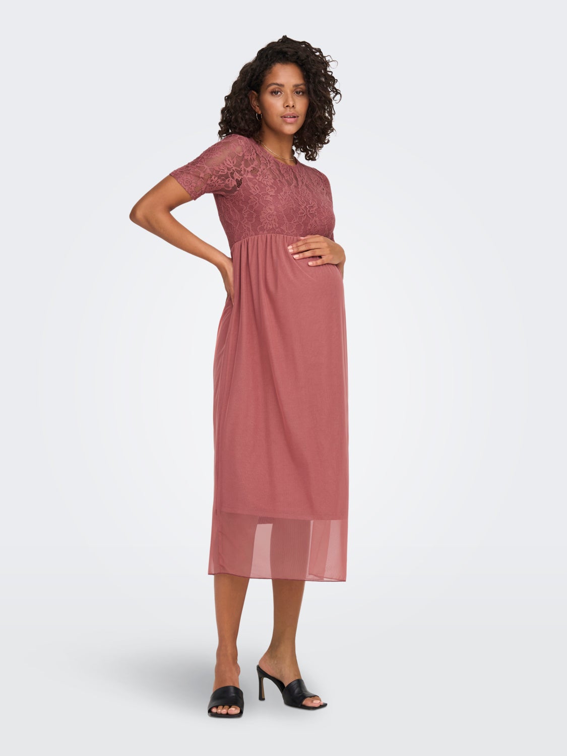 Mama Mesh Midi dress