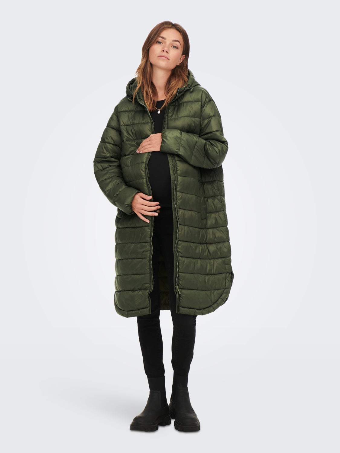 Mama quilted oversize Coat