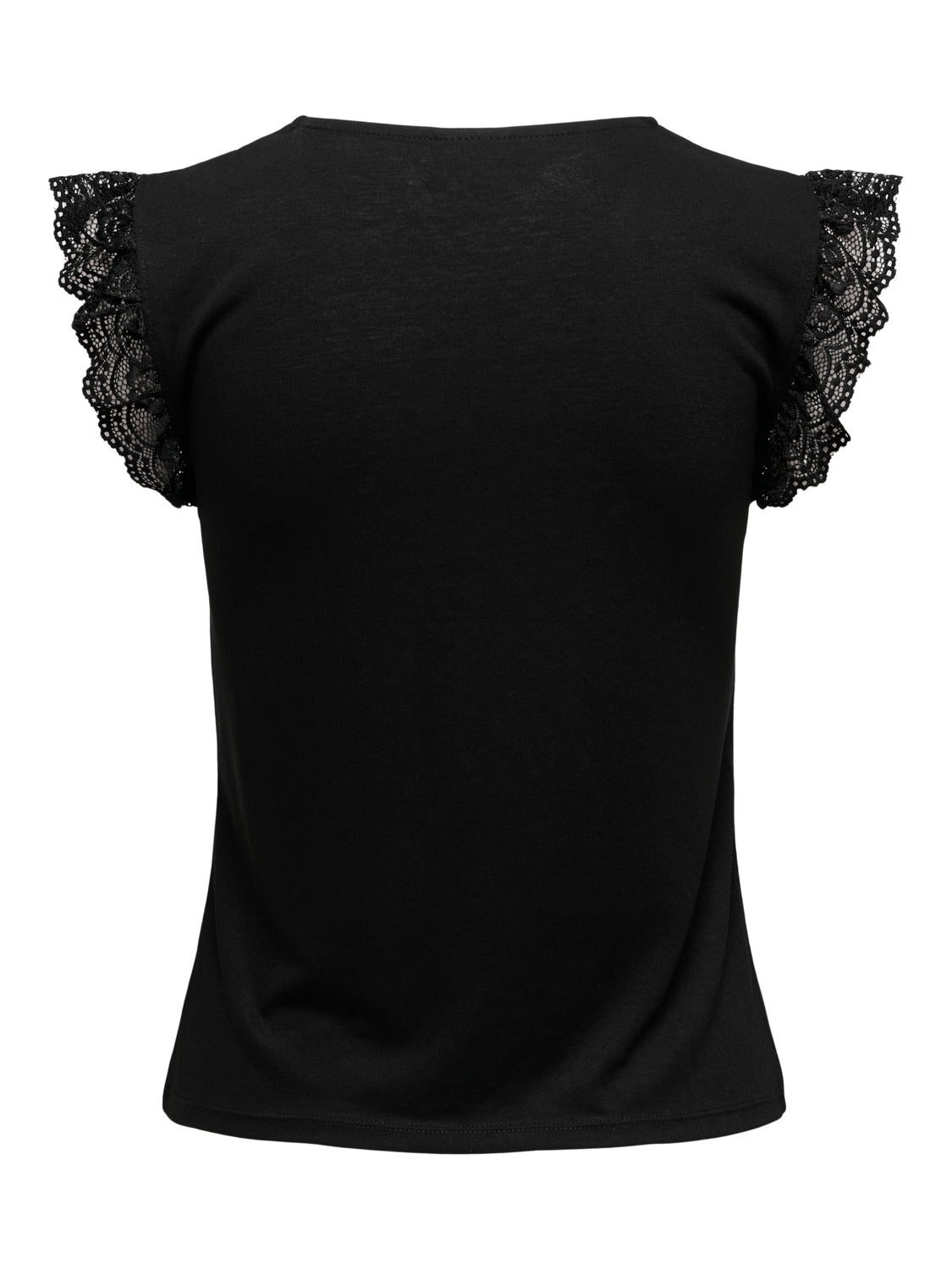 Top with lace and frills