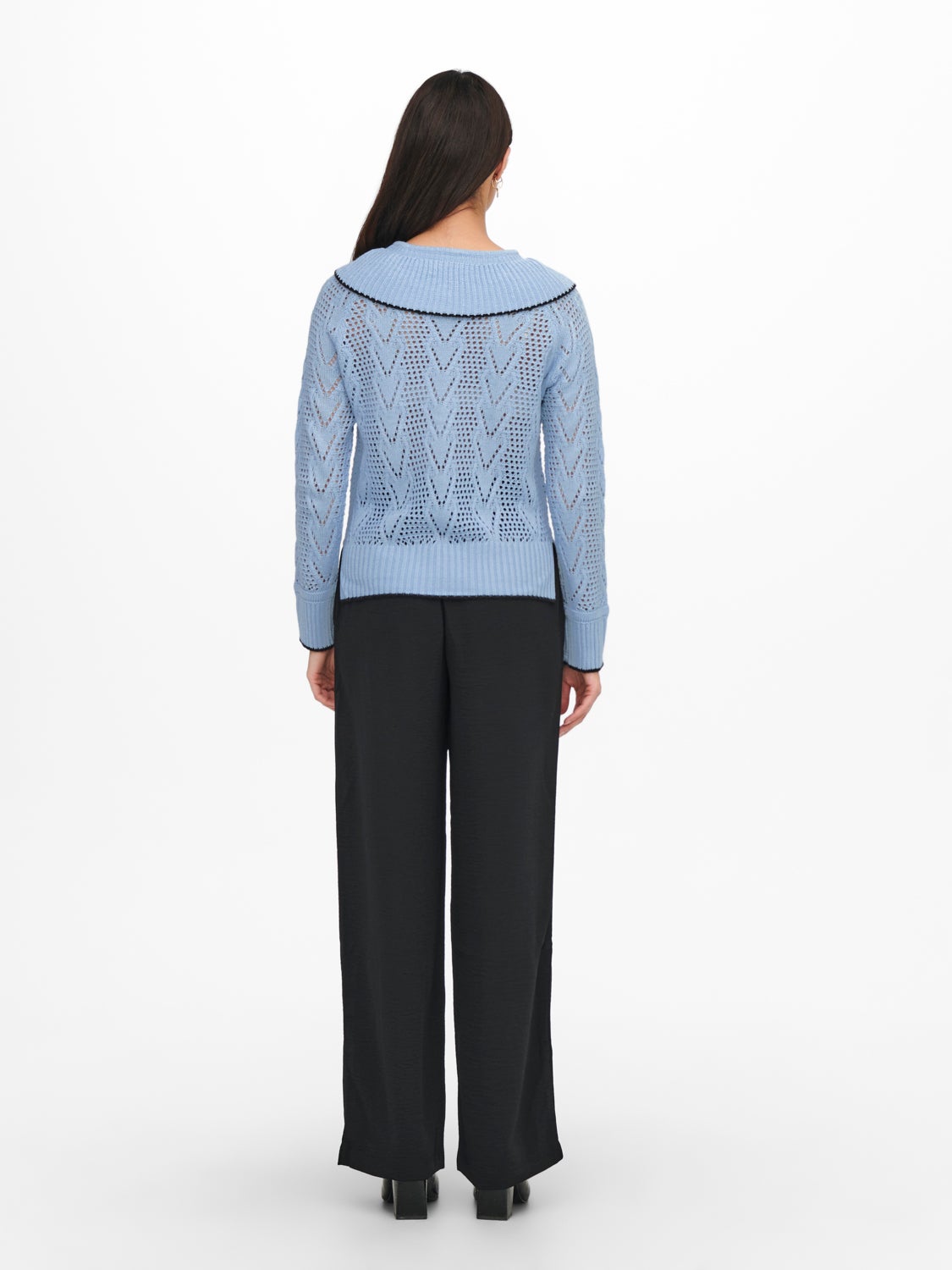 Collar Knitted Pullover
