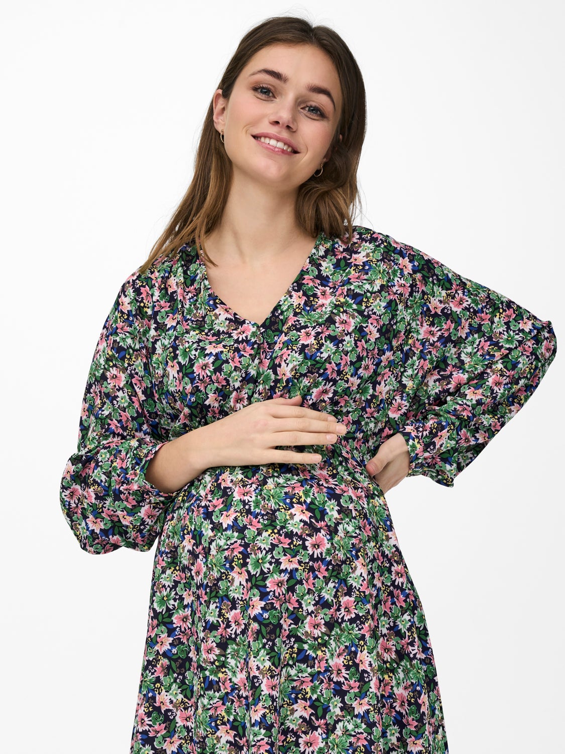 Mama flower patterned Dress