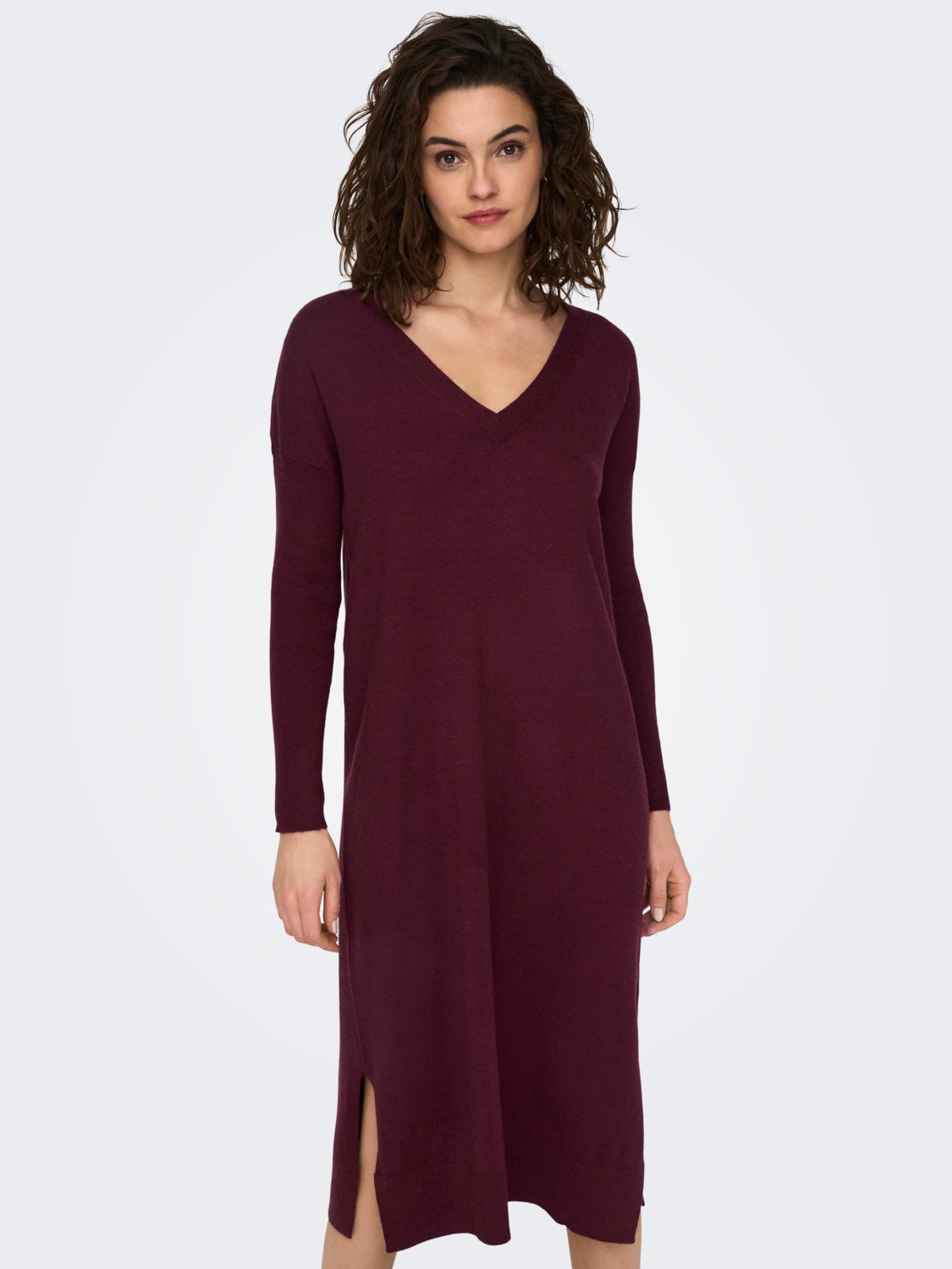 Regular Fit V-Neck Long dress