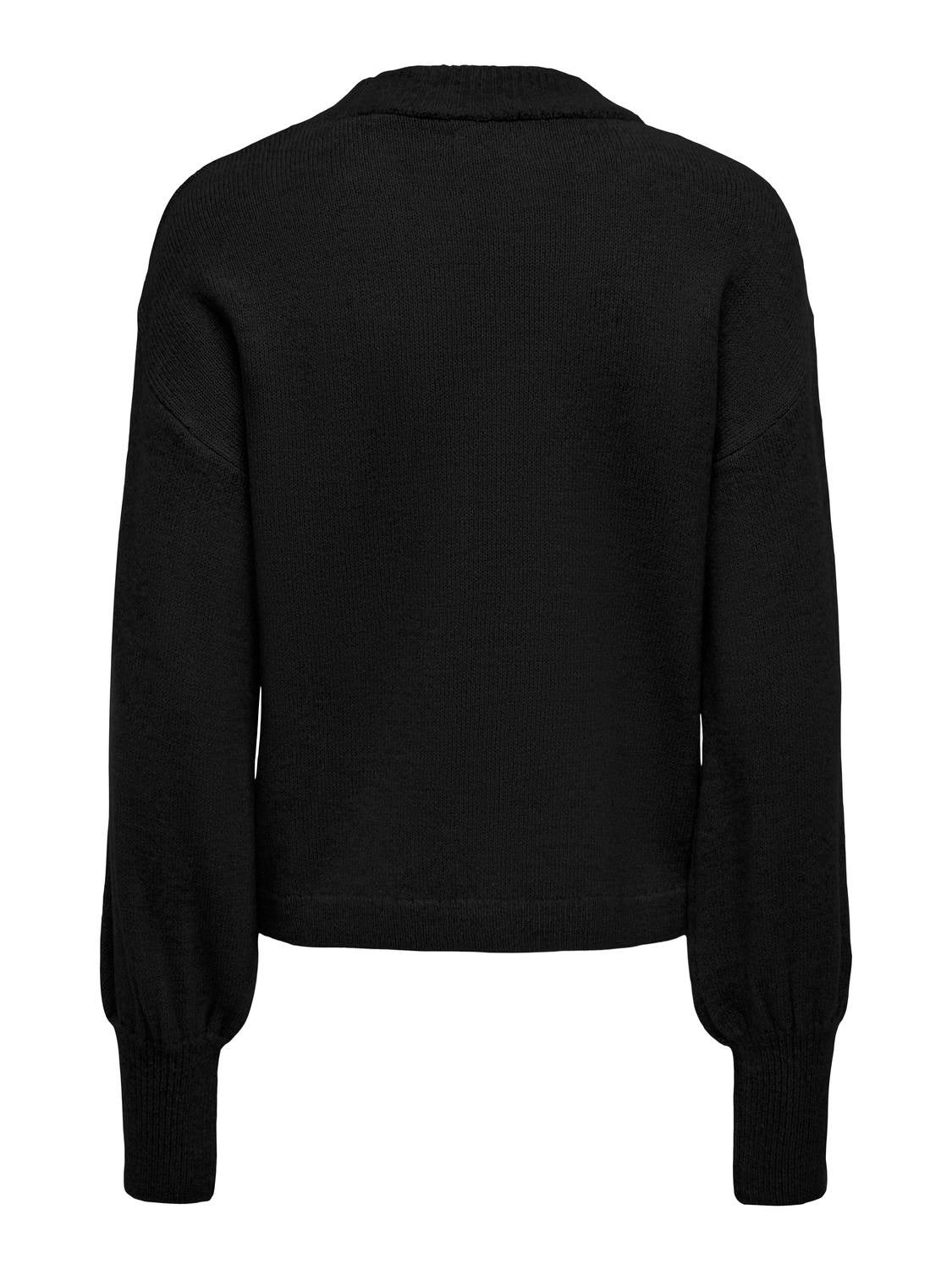 O-neck knitted pullover