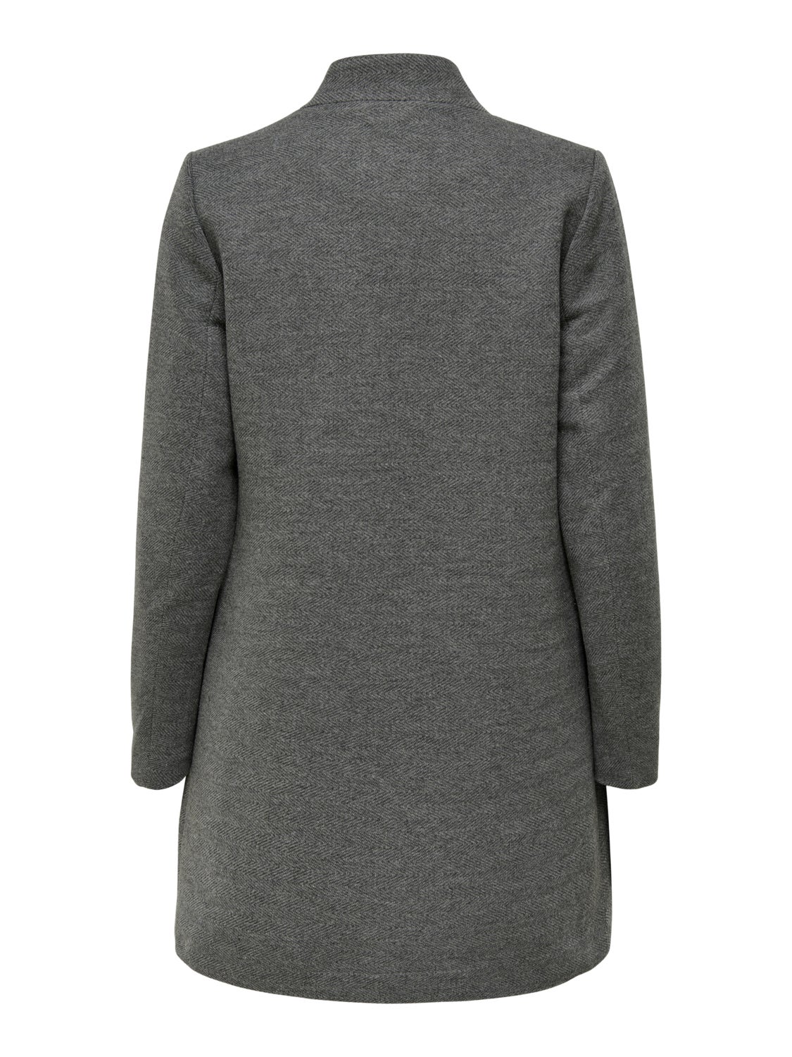 Coat with high collar