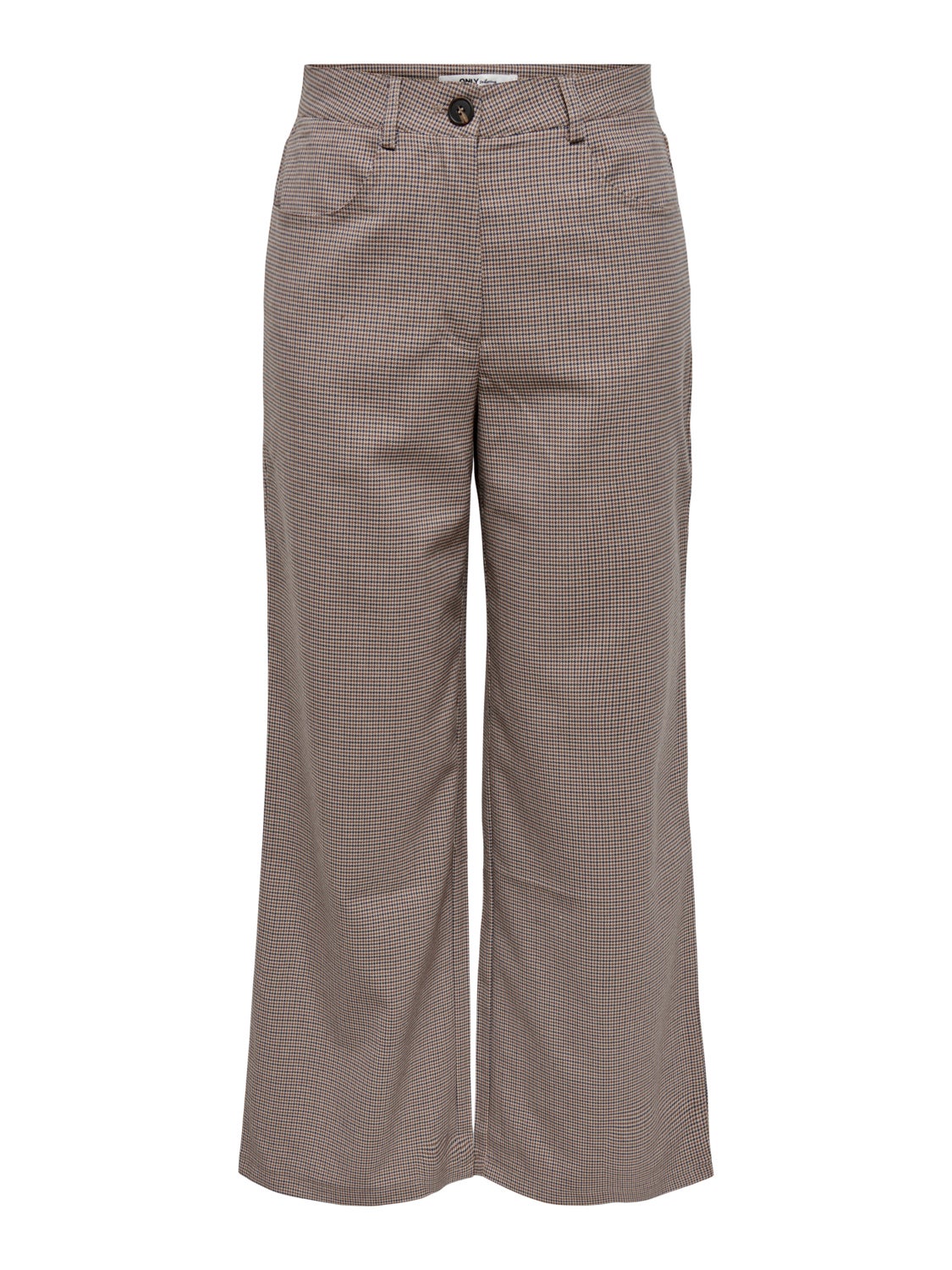 Extra high waisted check Trousers