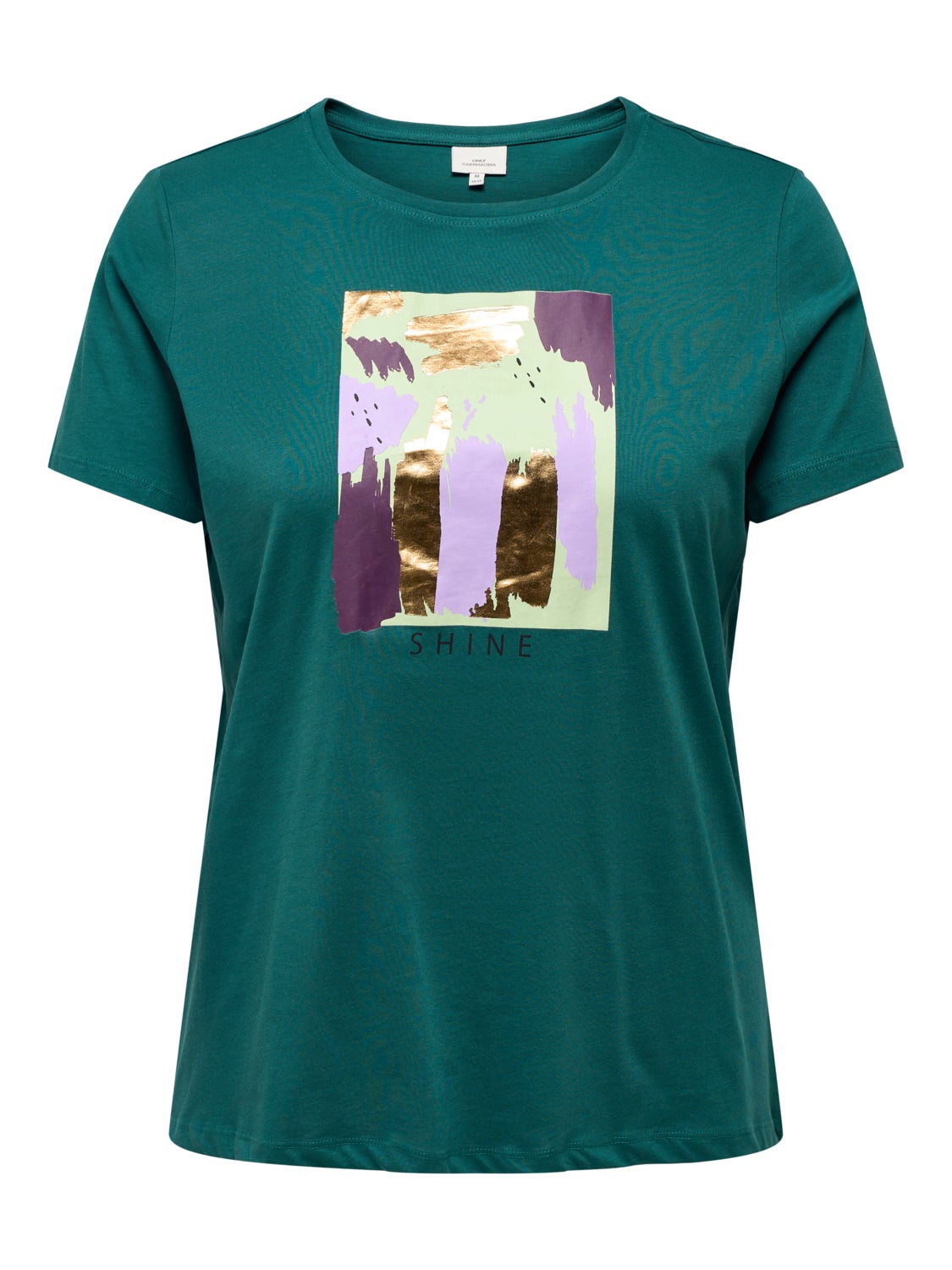 Curvy o-neck t-shirt with