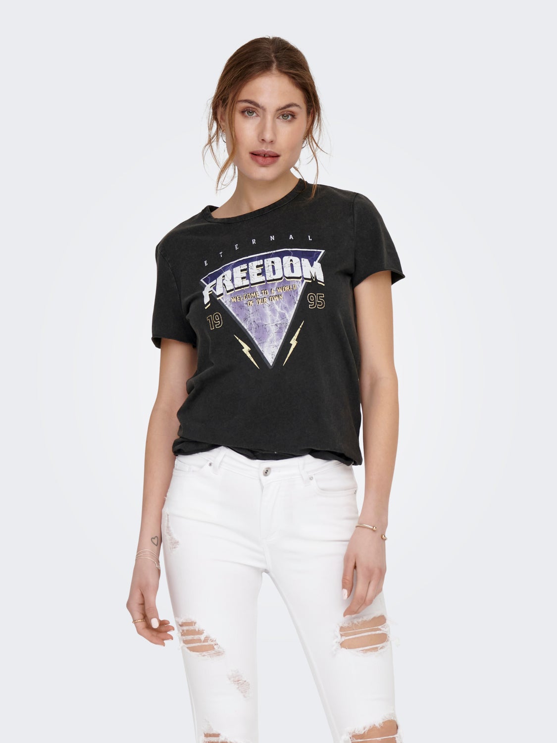 O-neck t-shirt with print