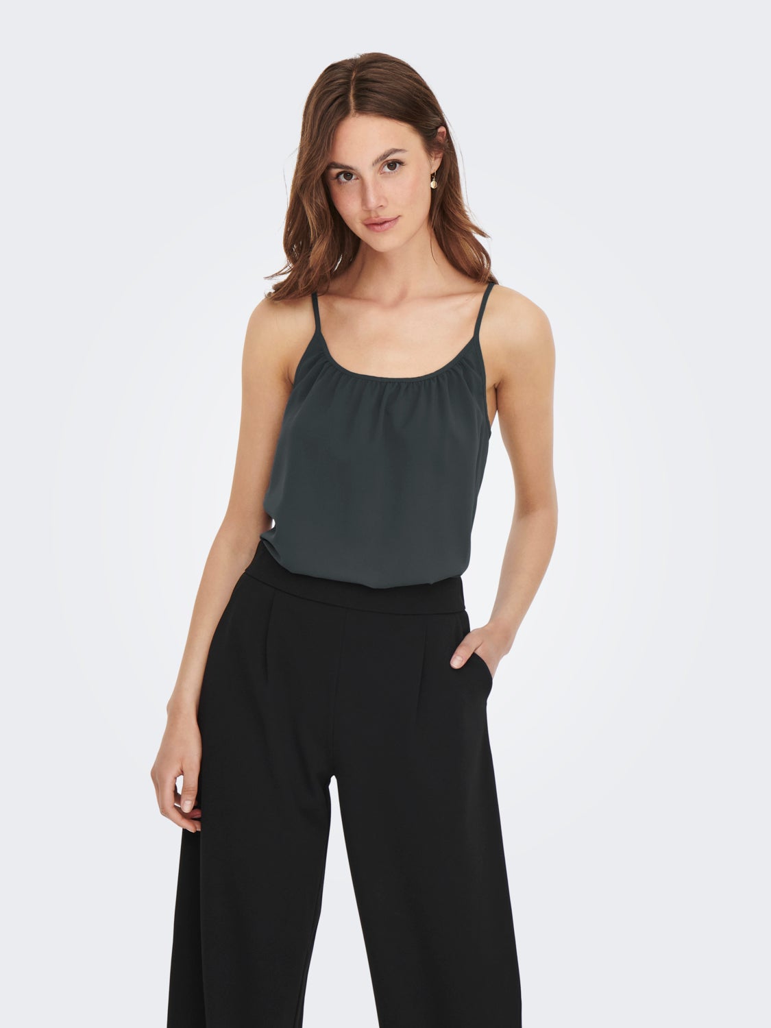 Stretch Fit U-Neck Top