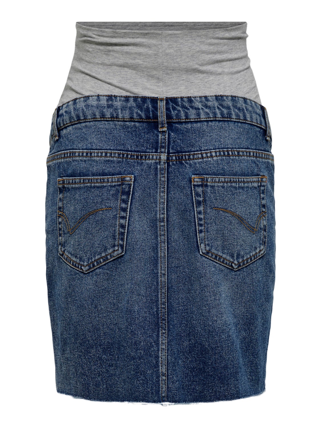 Mama detailed Denim skirt