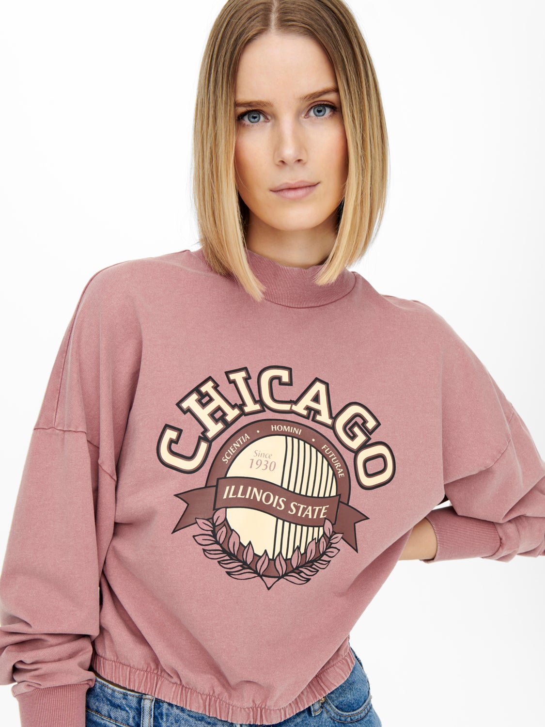 High neck Sweatshirt