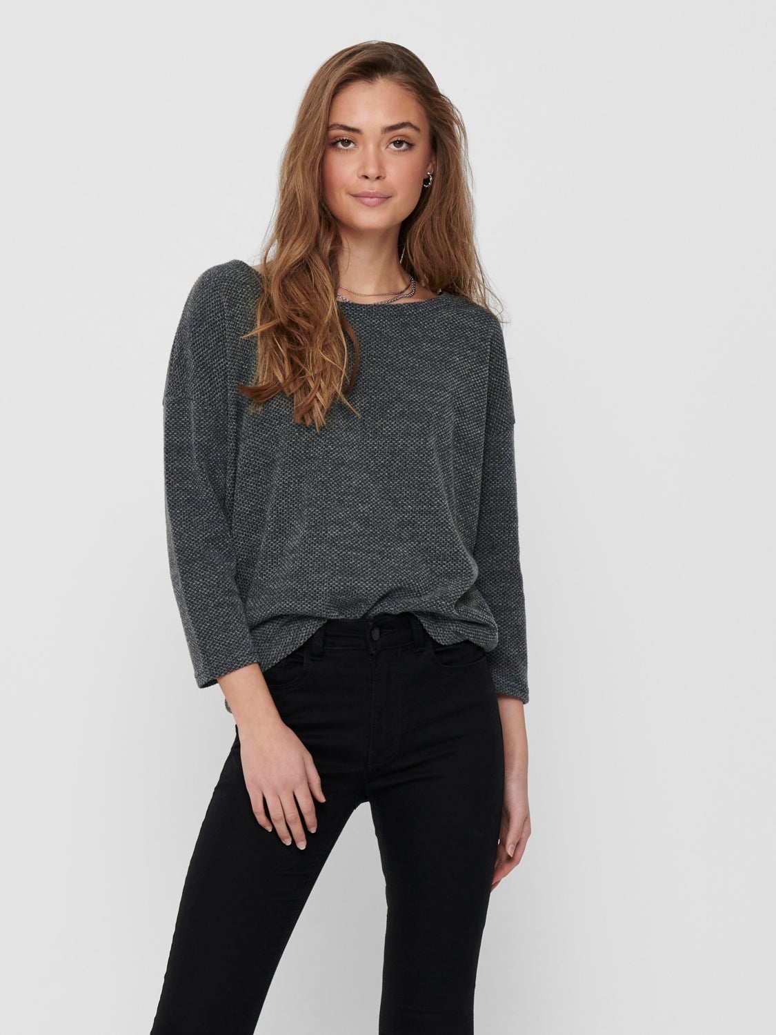 Oversize 3/4 sleeved top