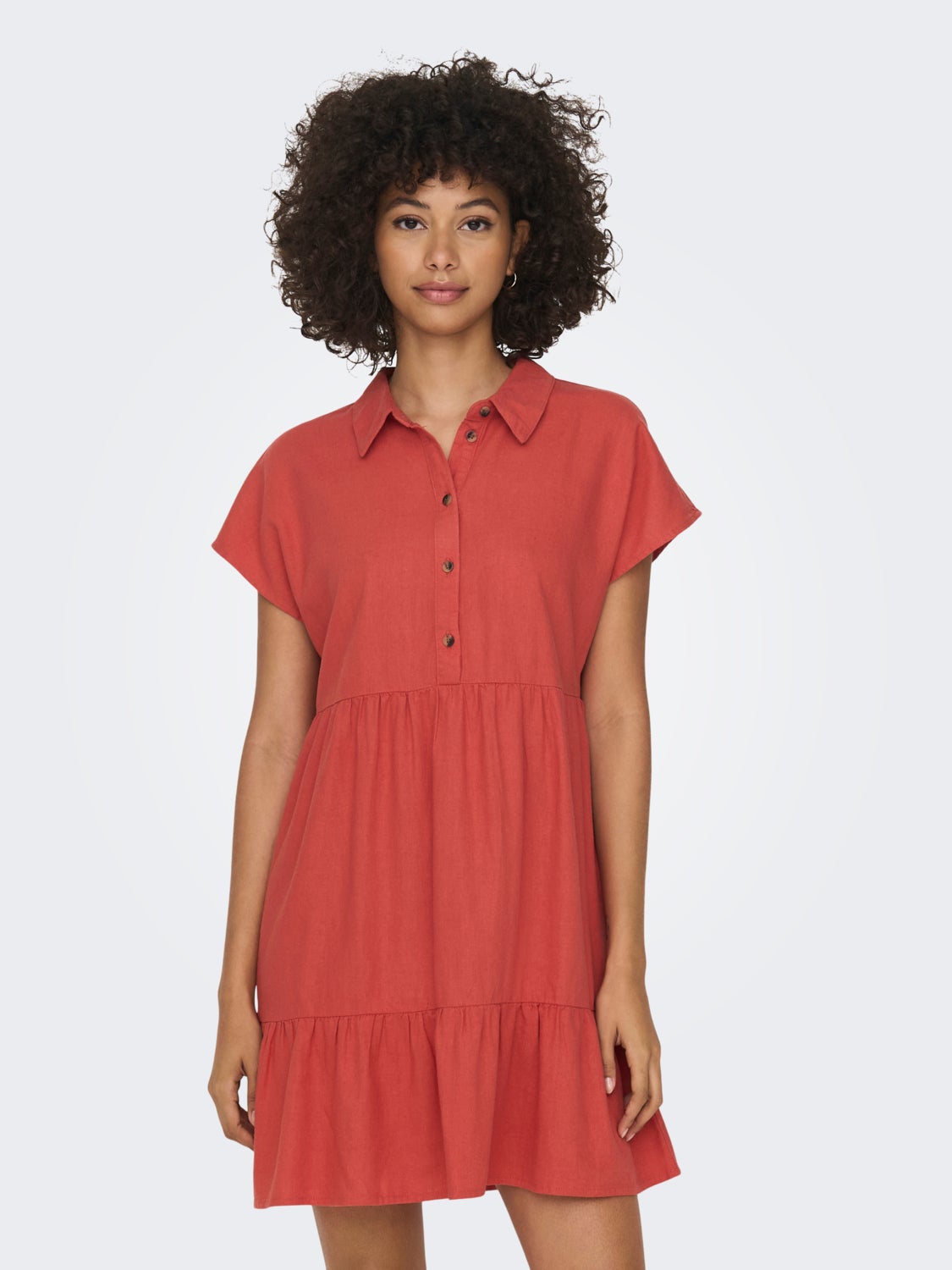 Short sleeved Linen dress