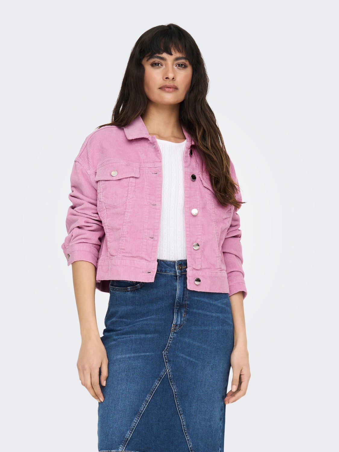 Cropped Corduroy Jacket