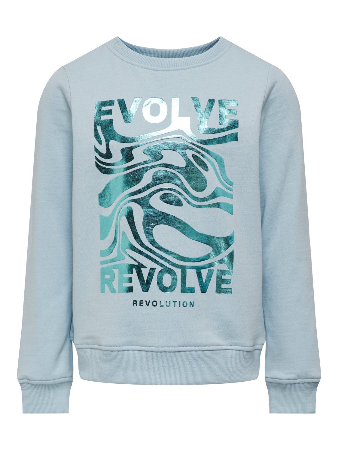 o-neck sweatshirt with print