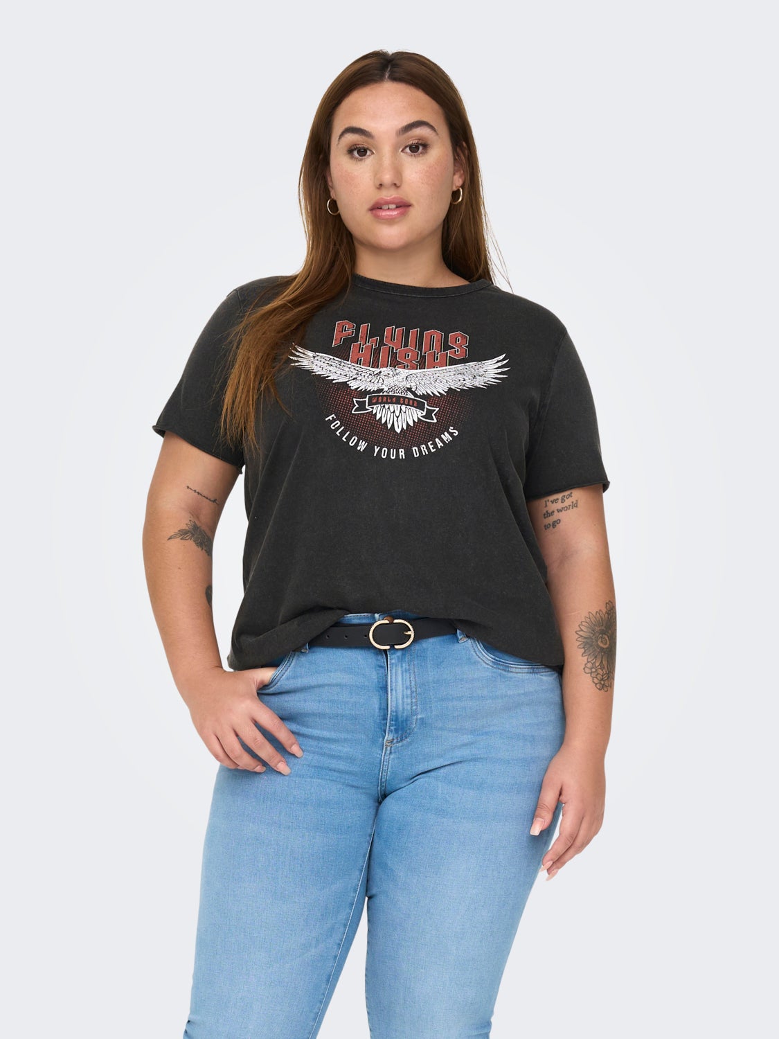 Curvy Printed T-shirt