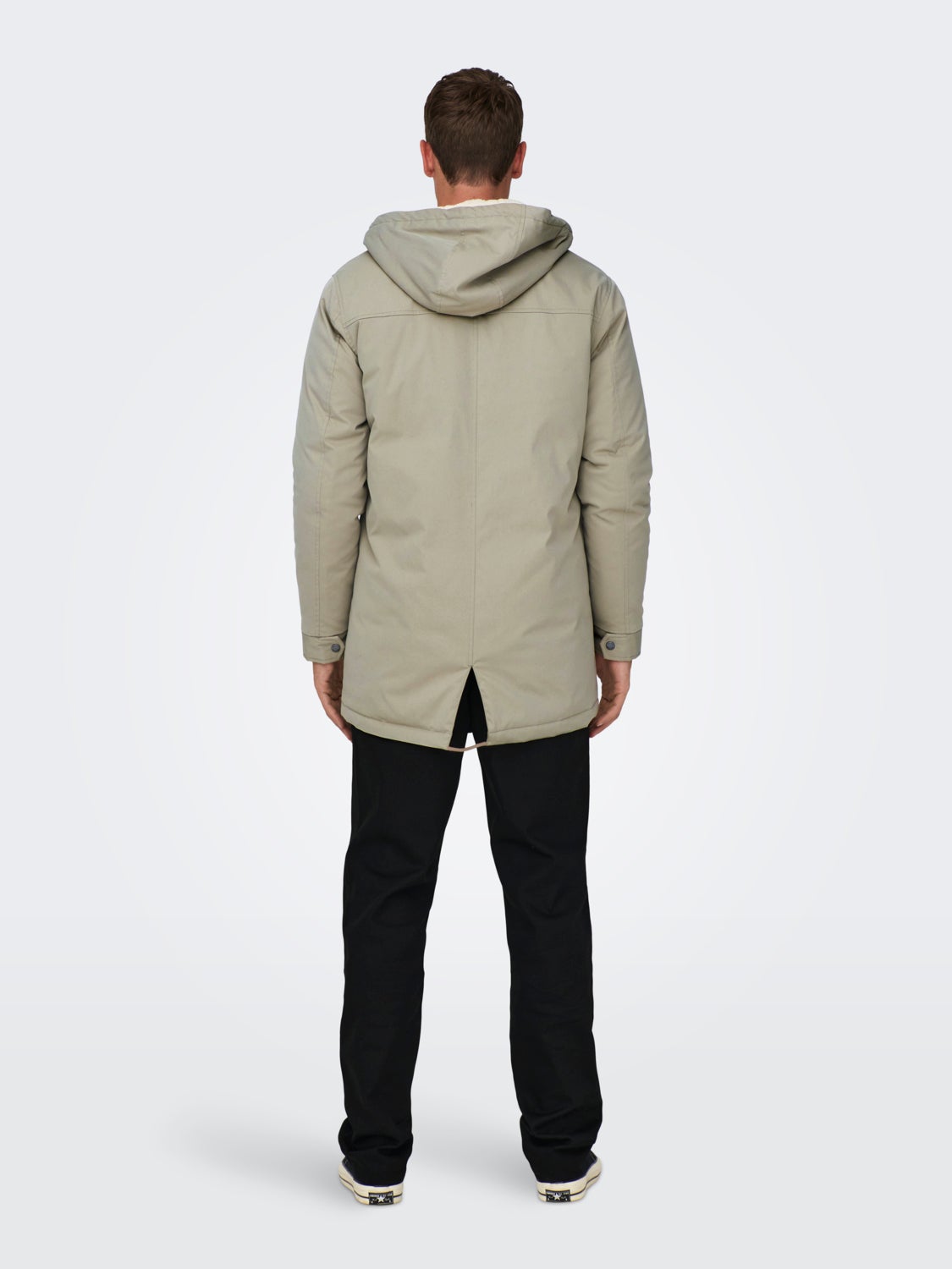 Hooded parka jacket