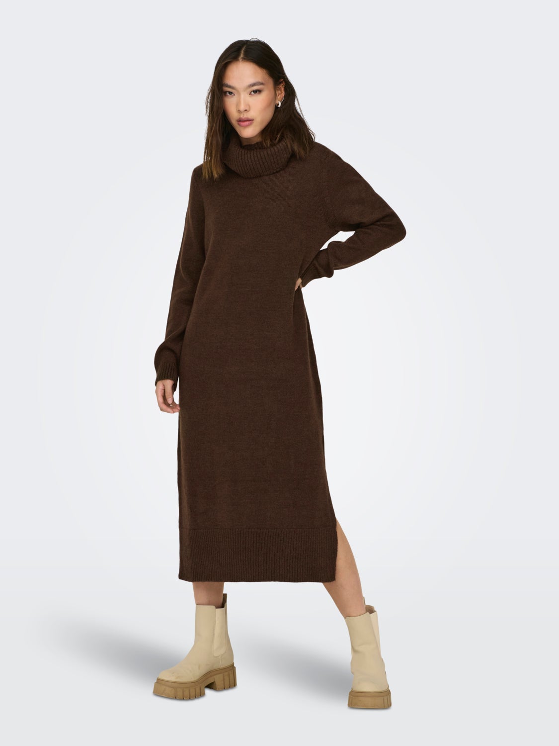 Roll neck Knitted Dress