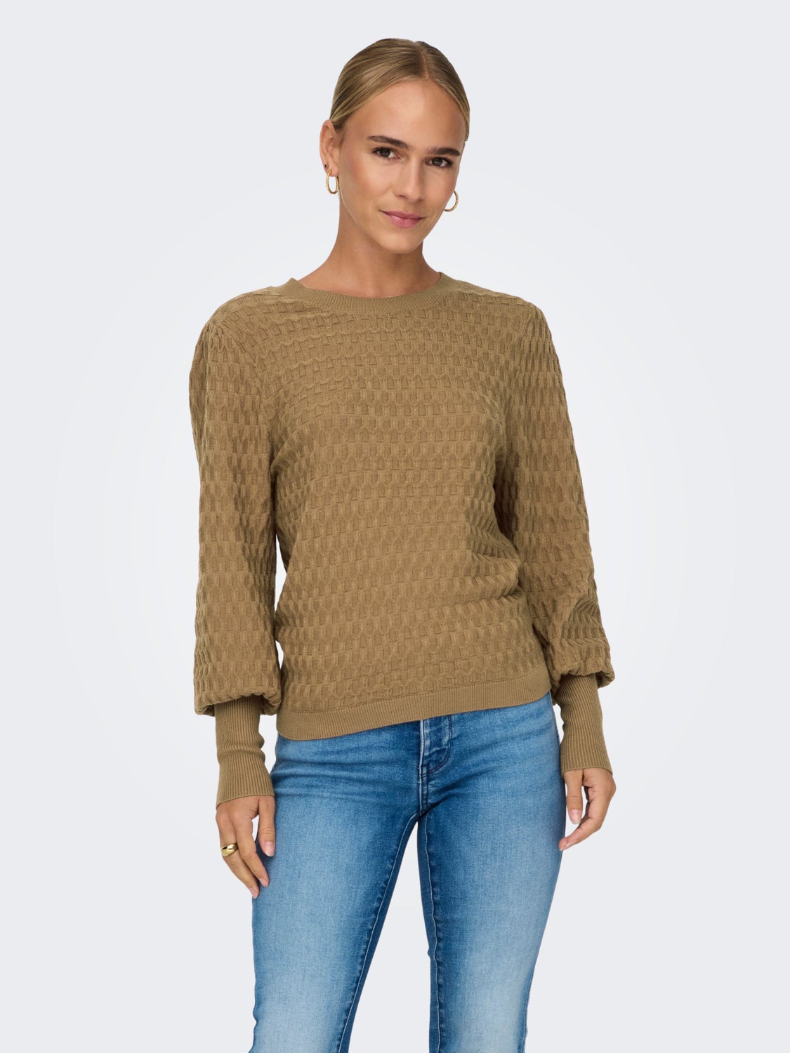 Structured Knitted Pullover