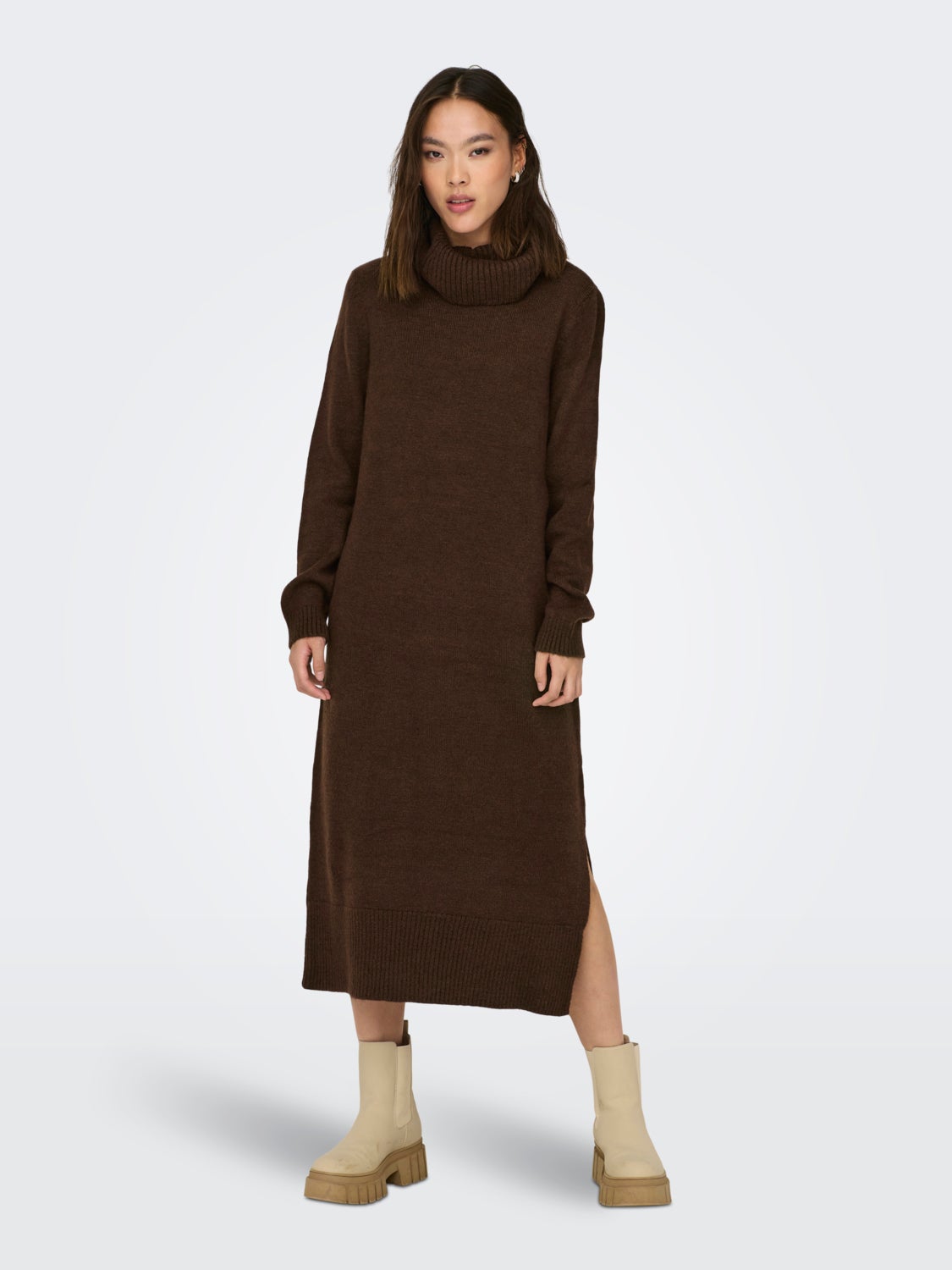 Roll neck Knitted Dress