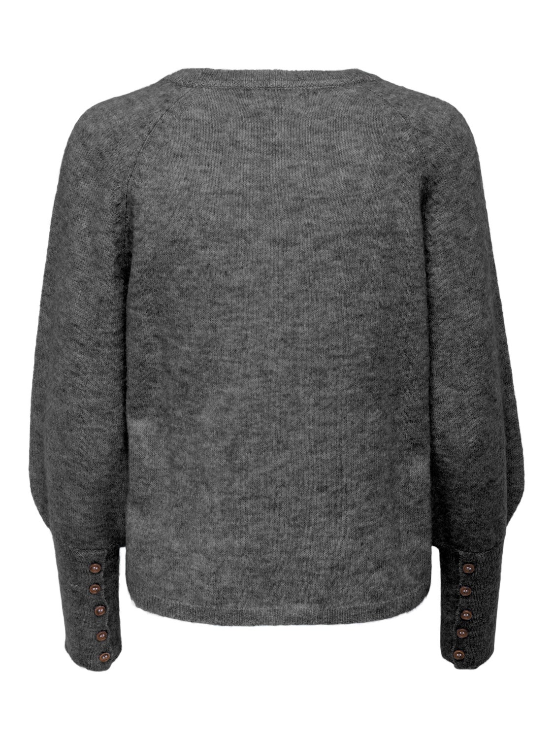 Button cuff Knitted Pullover