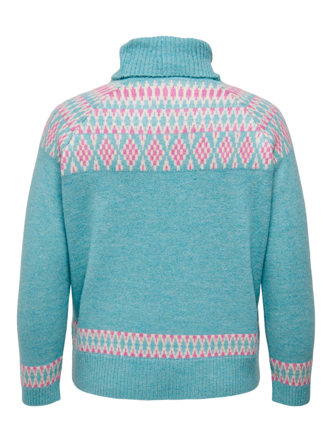 Curvy knitted pullover